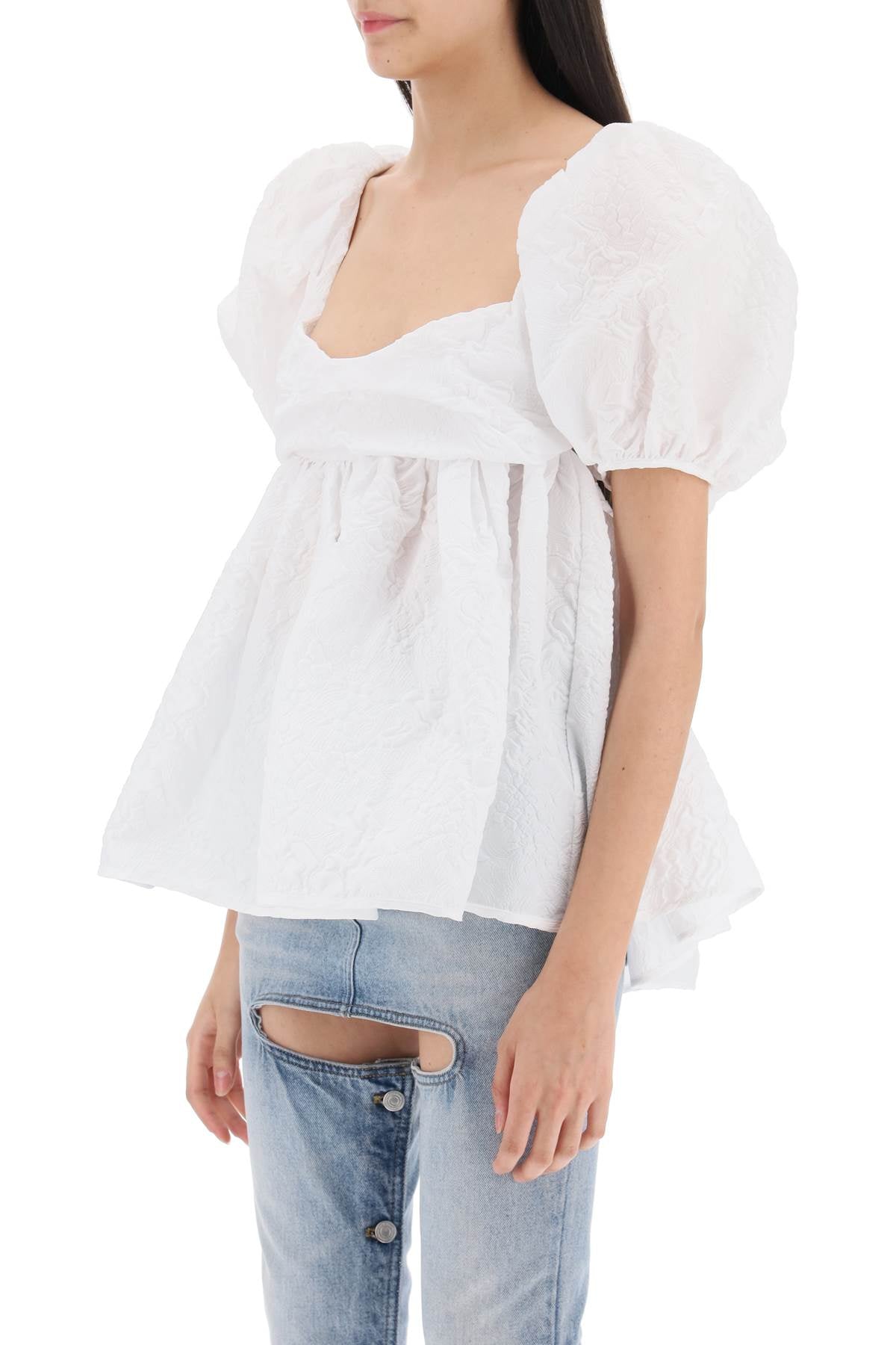 Cecilie Bahnsen 'Sari' Top   White