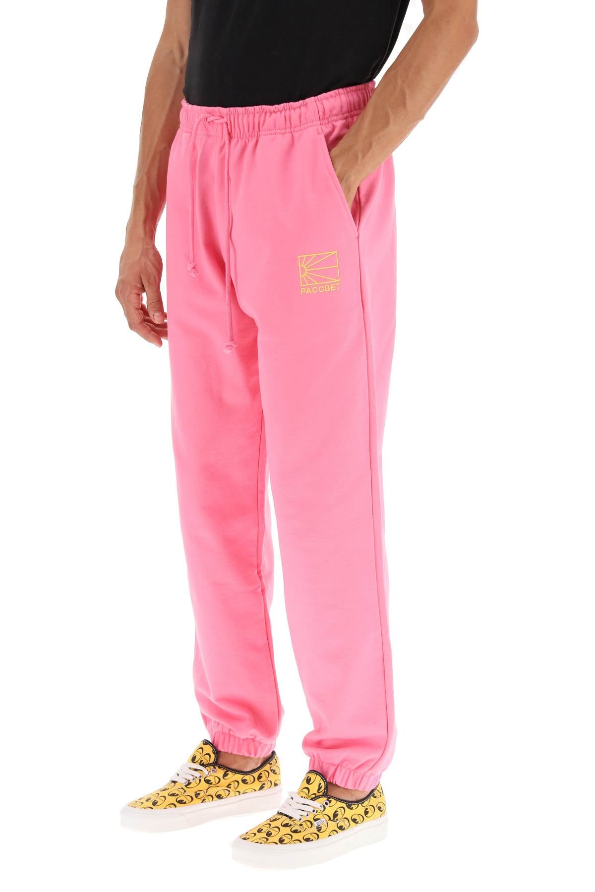 Rassvet Logo Embroidery Jogger Pants   Pink