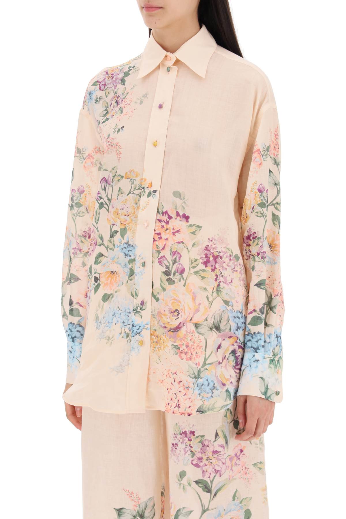 Zimmermann floral halliday shirt