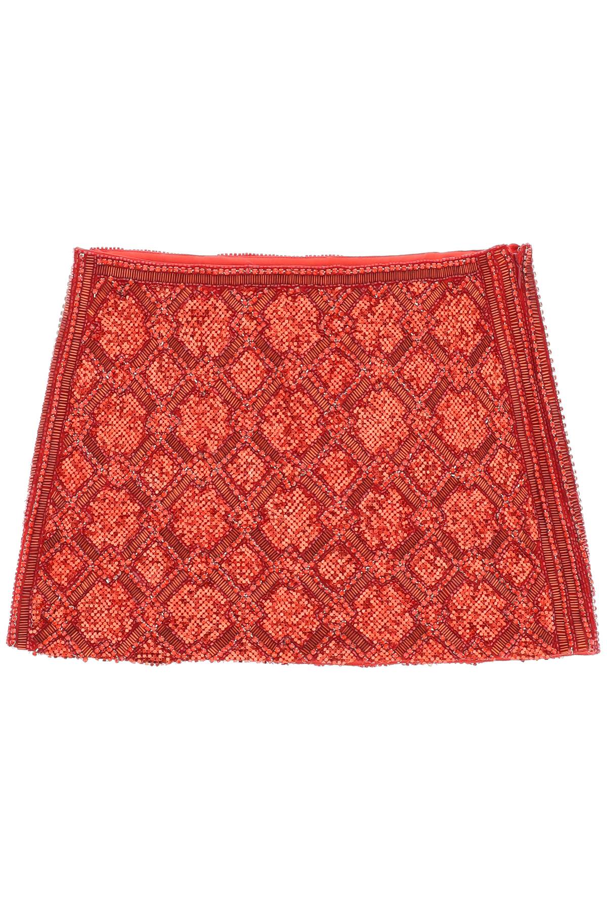 R Etro Fete Embroidered Mini Skirt