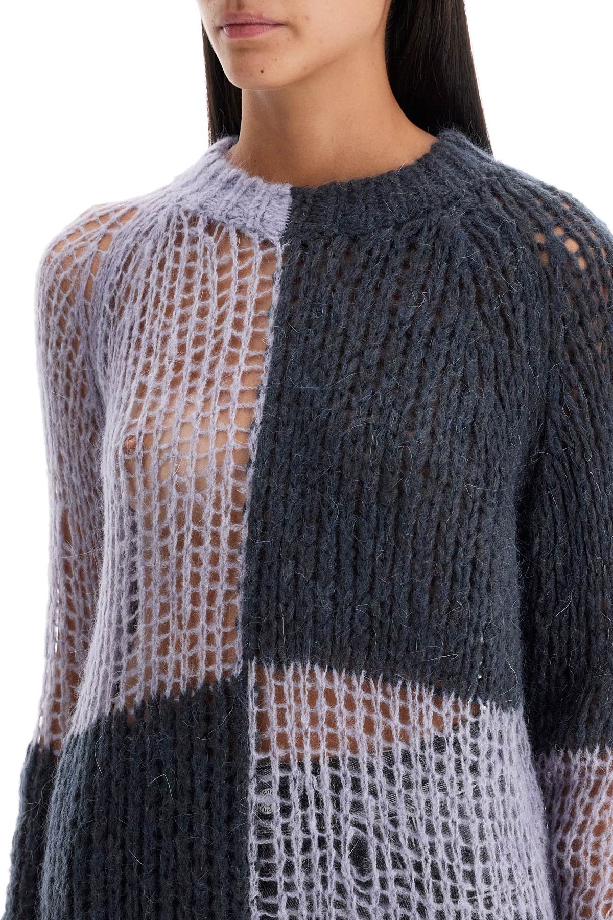 Acne Studios wide-knit mesh shirt