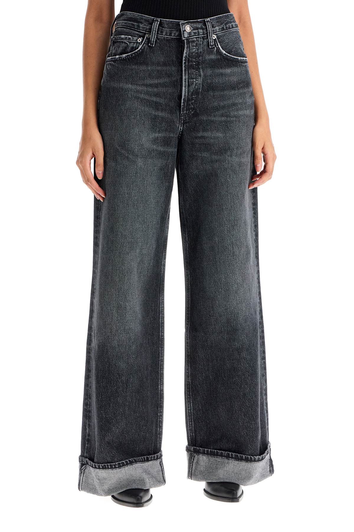 Agolde dame wide leg jeans