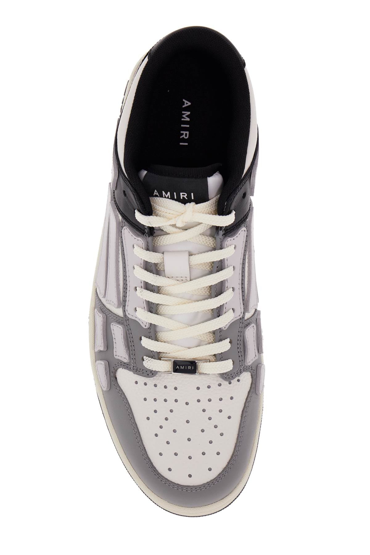 Amiri two-tone skel top low sneakers