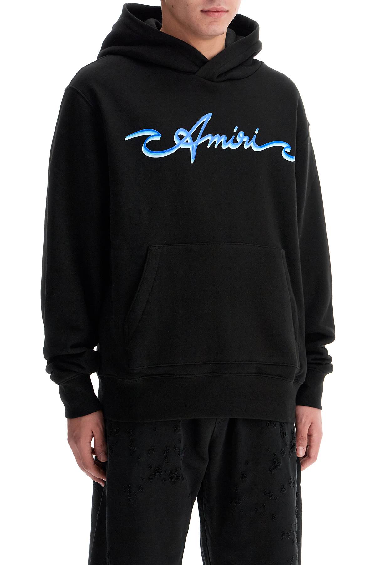 Amiri hooded sweatshirt with logo print