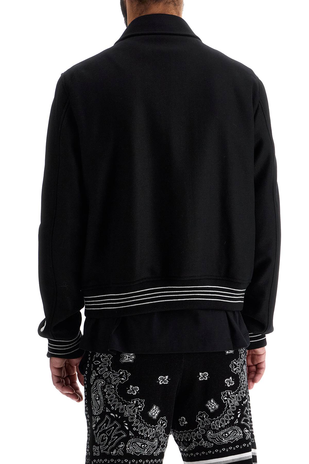 Amiri bones varsity jacket