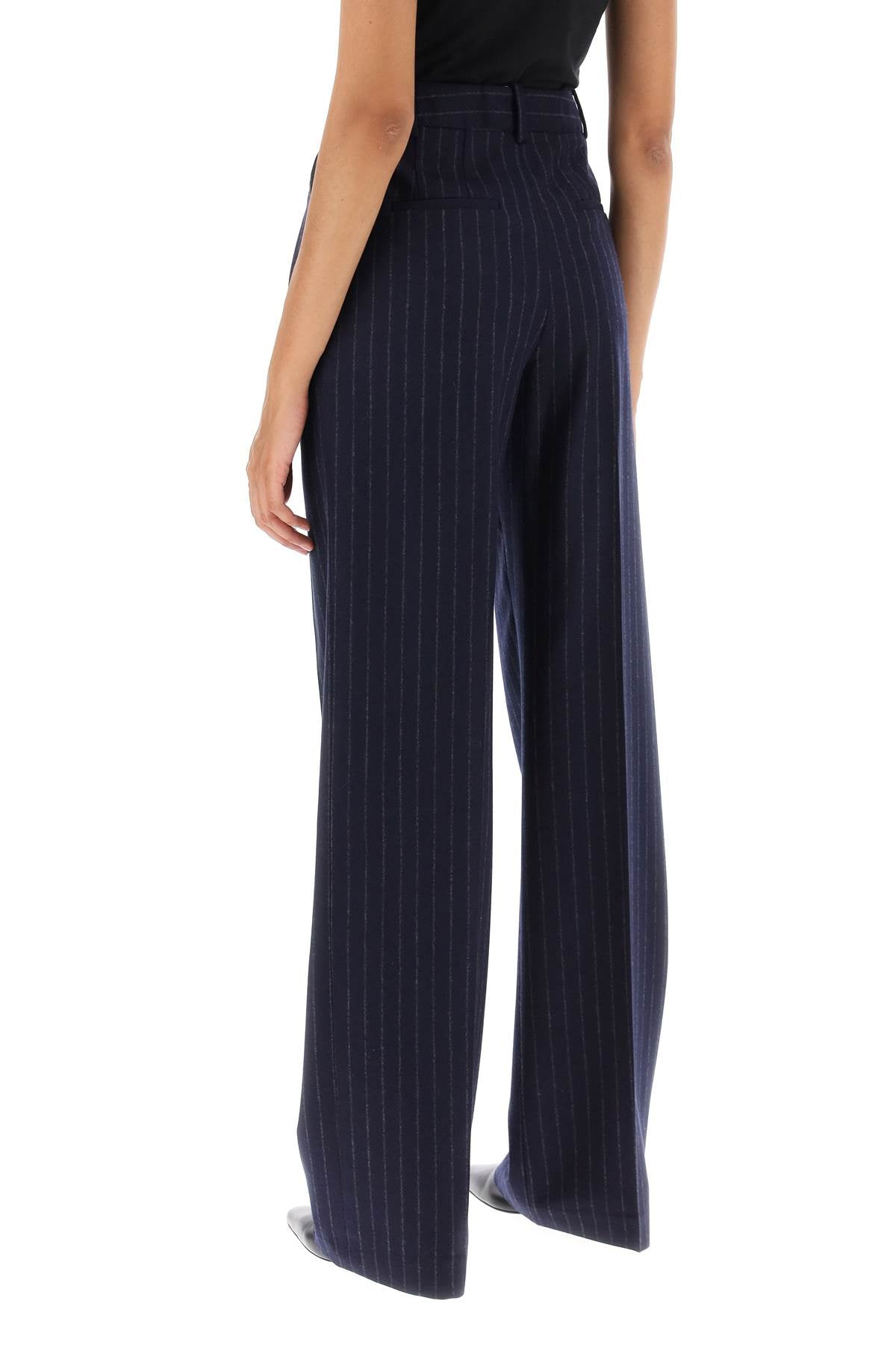 Loulou Studio amoya pinstripe wool trousers