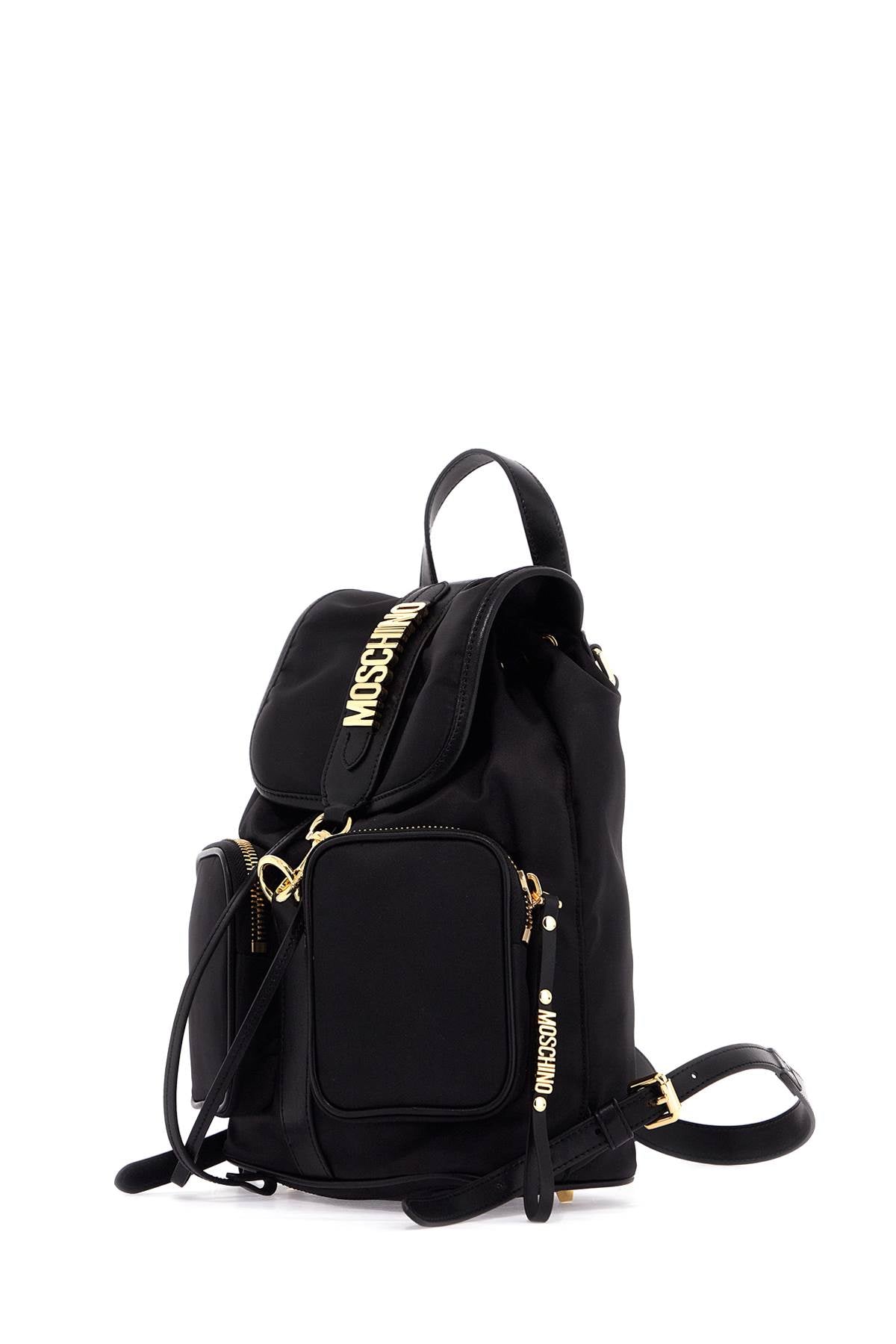 Moschino "backpack with metal lettering