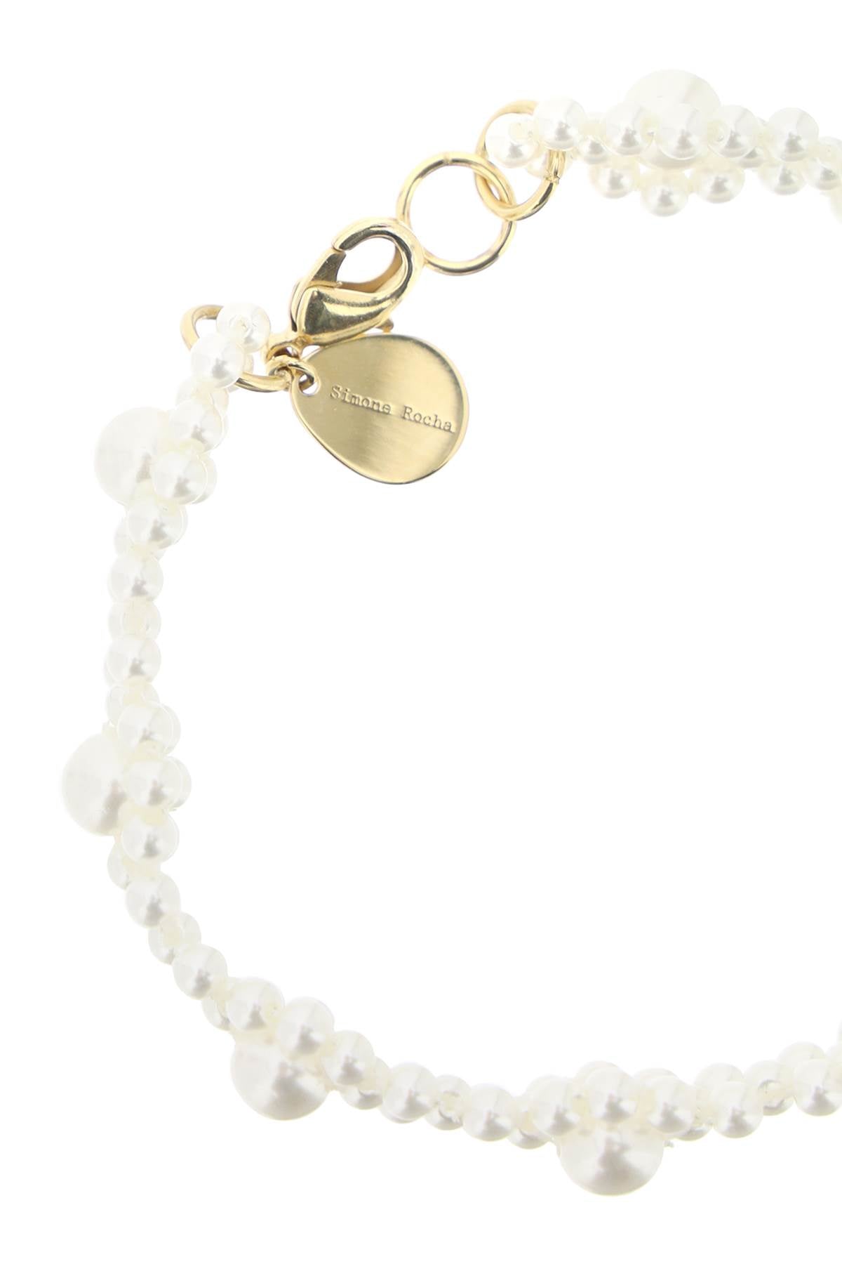 Simone Rocha bracelet with daisy-shaped beads