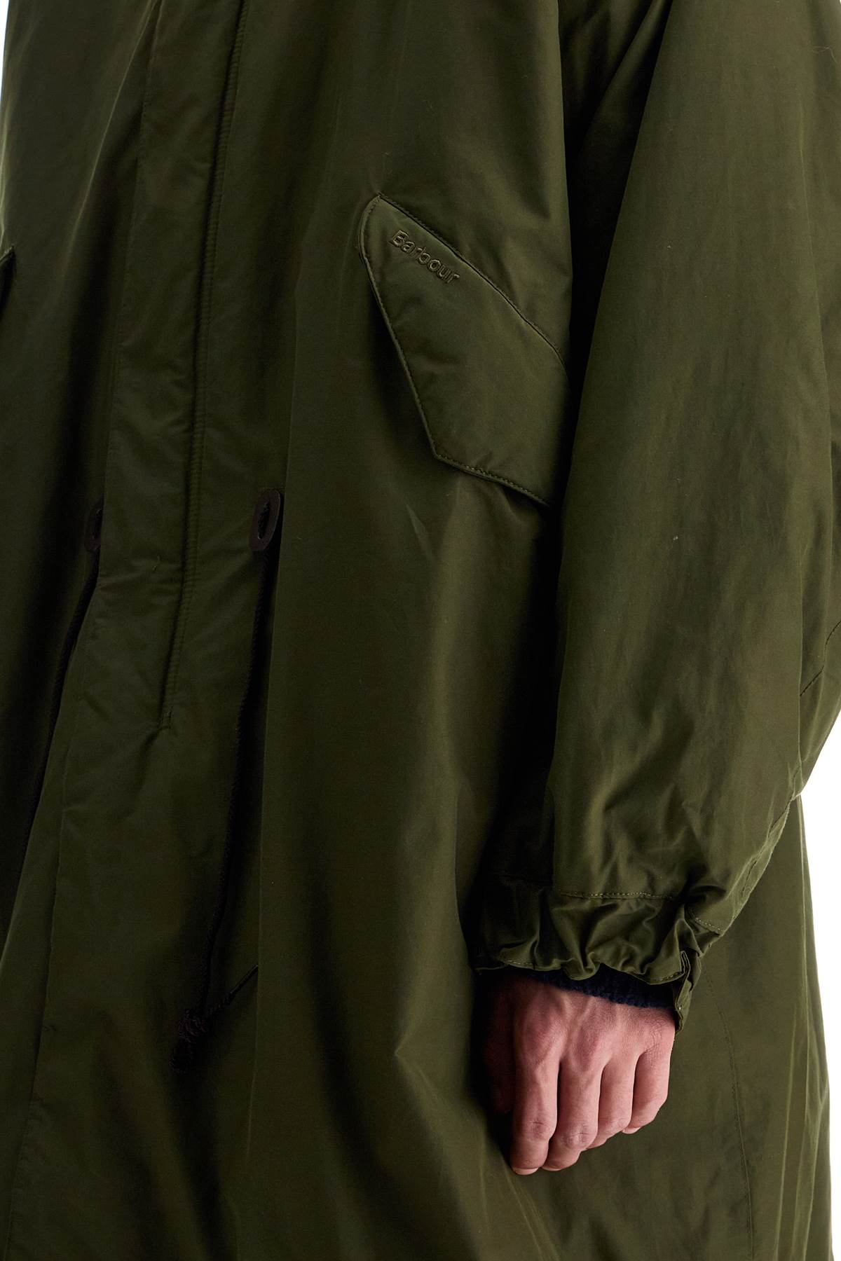 Barbour x Baracuta padded parka with hood