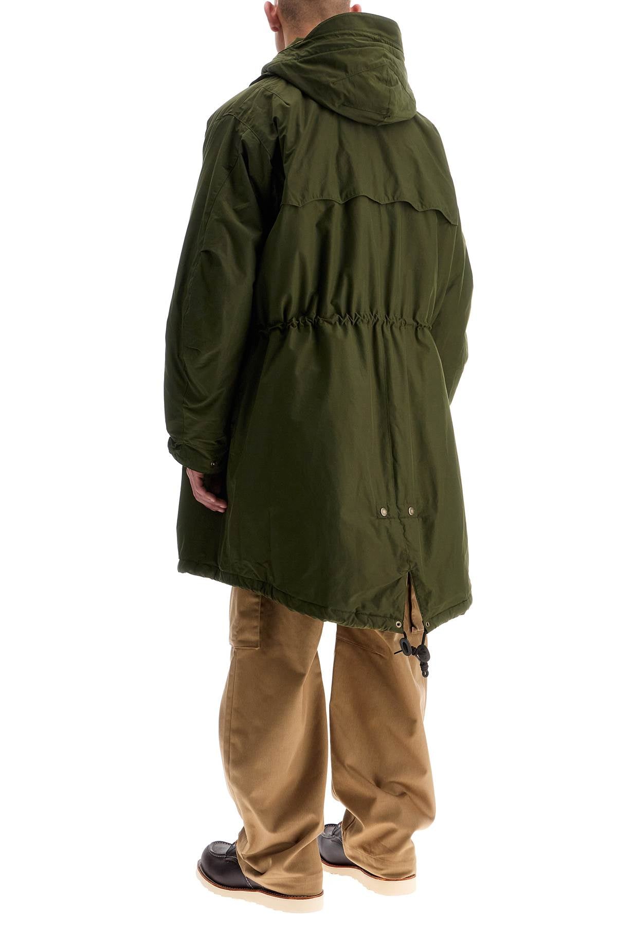 Barbour x Baracuta padded parka with hood