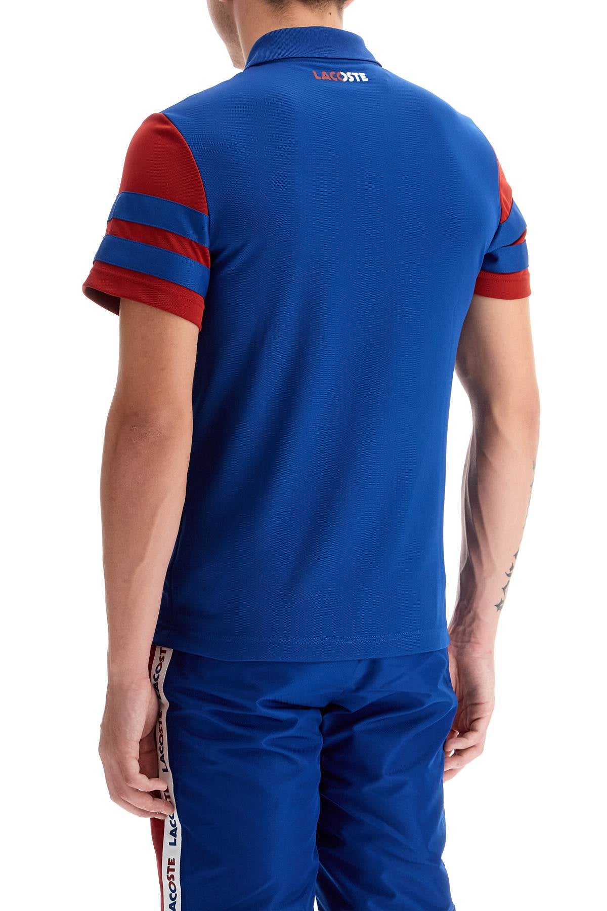 Lacoste ultra-dry color block sports polo