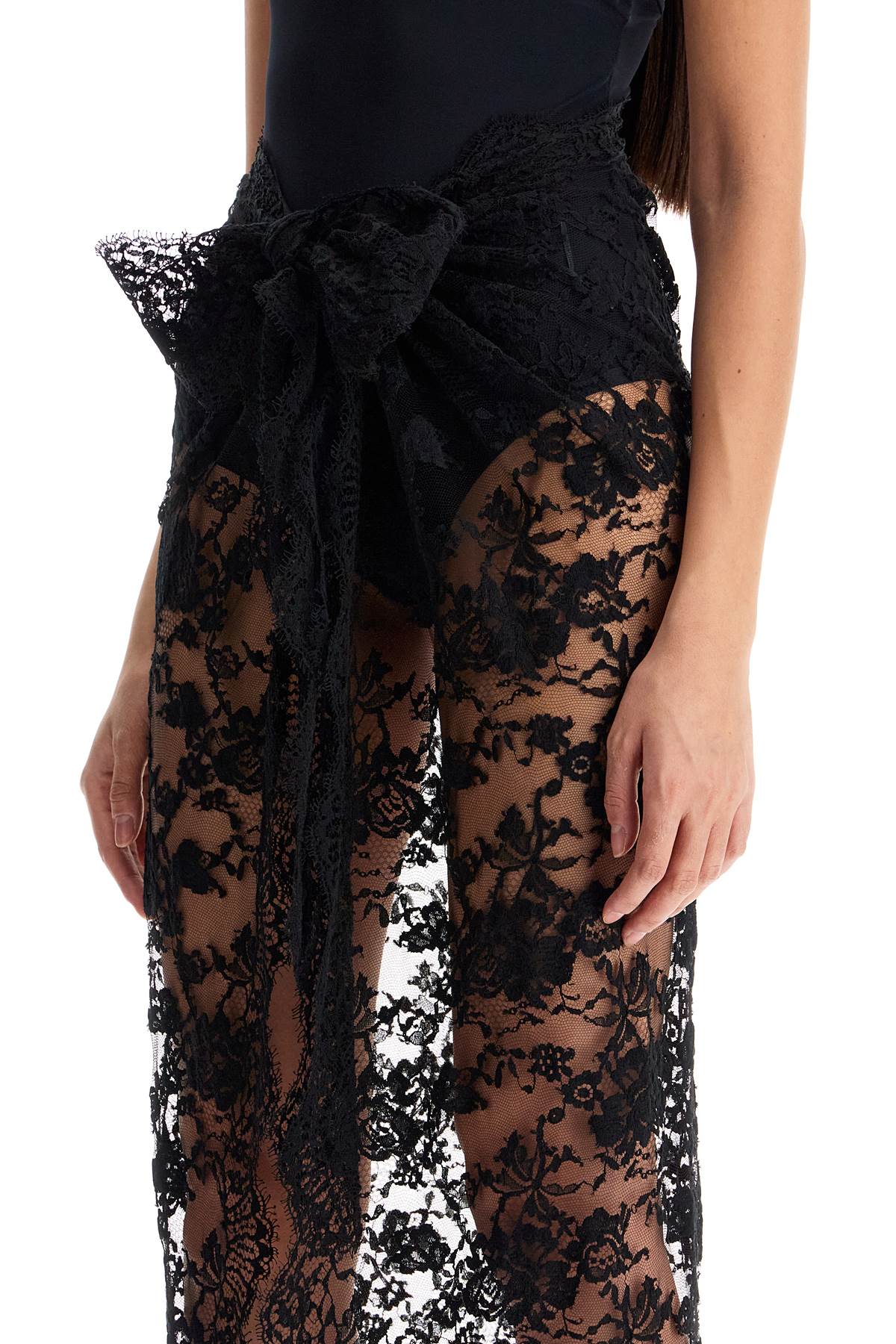 Dolce & Gabbana long lace maxi skirt