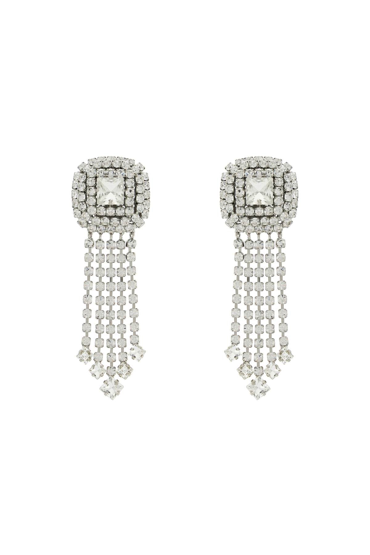 Alessandra Rich dangling clip-on earrings