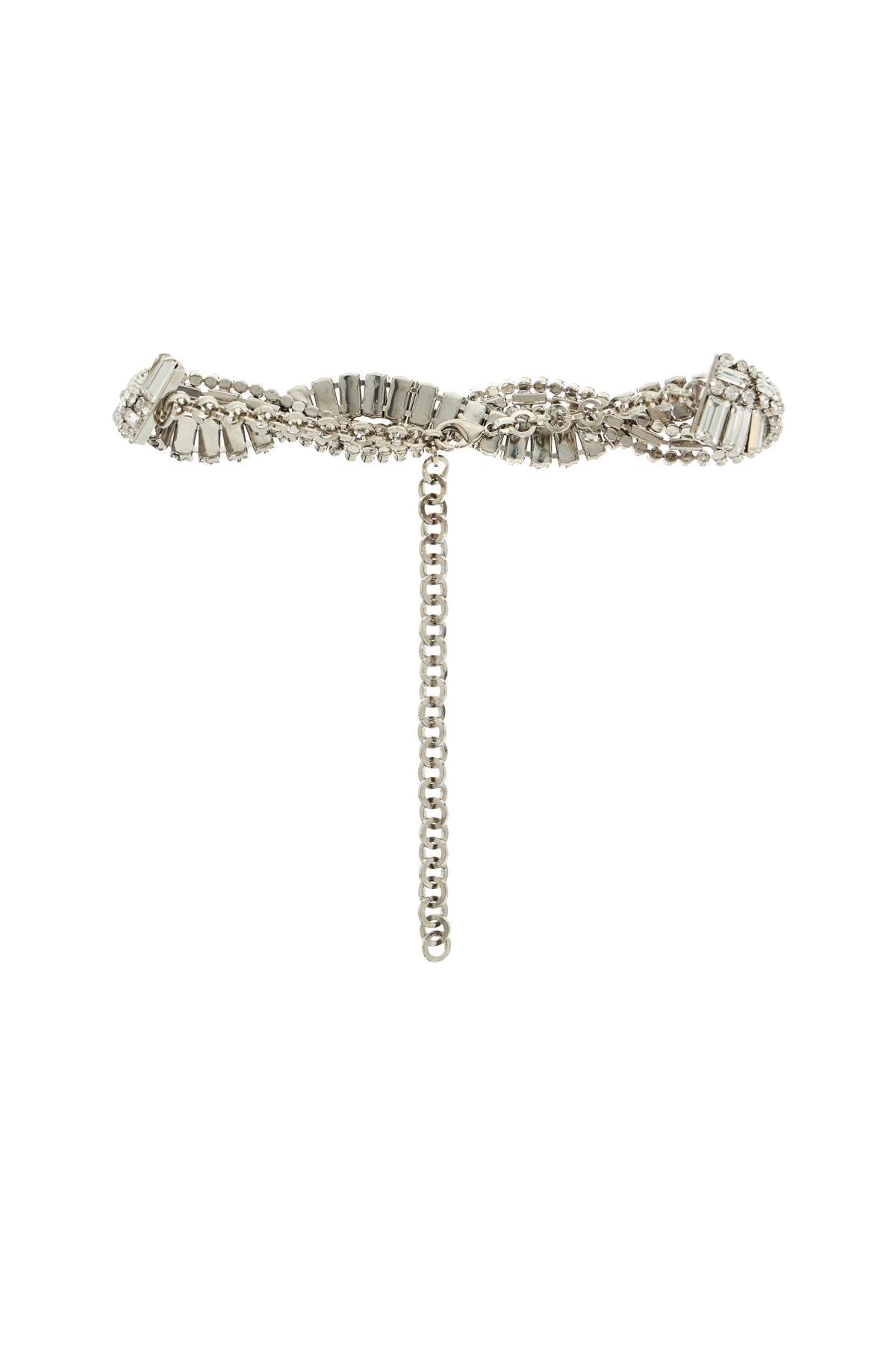 Alessandra Rich crystal-studded choker