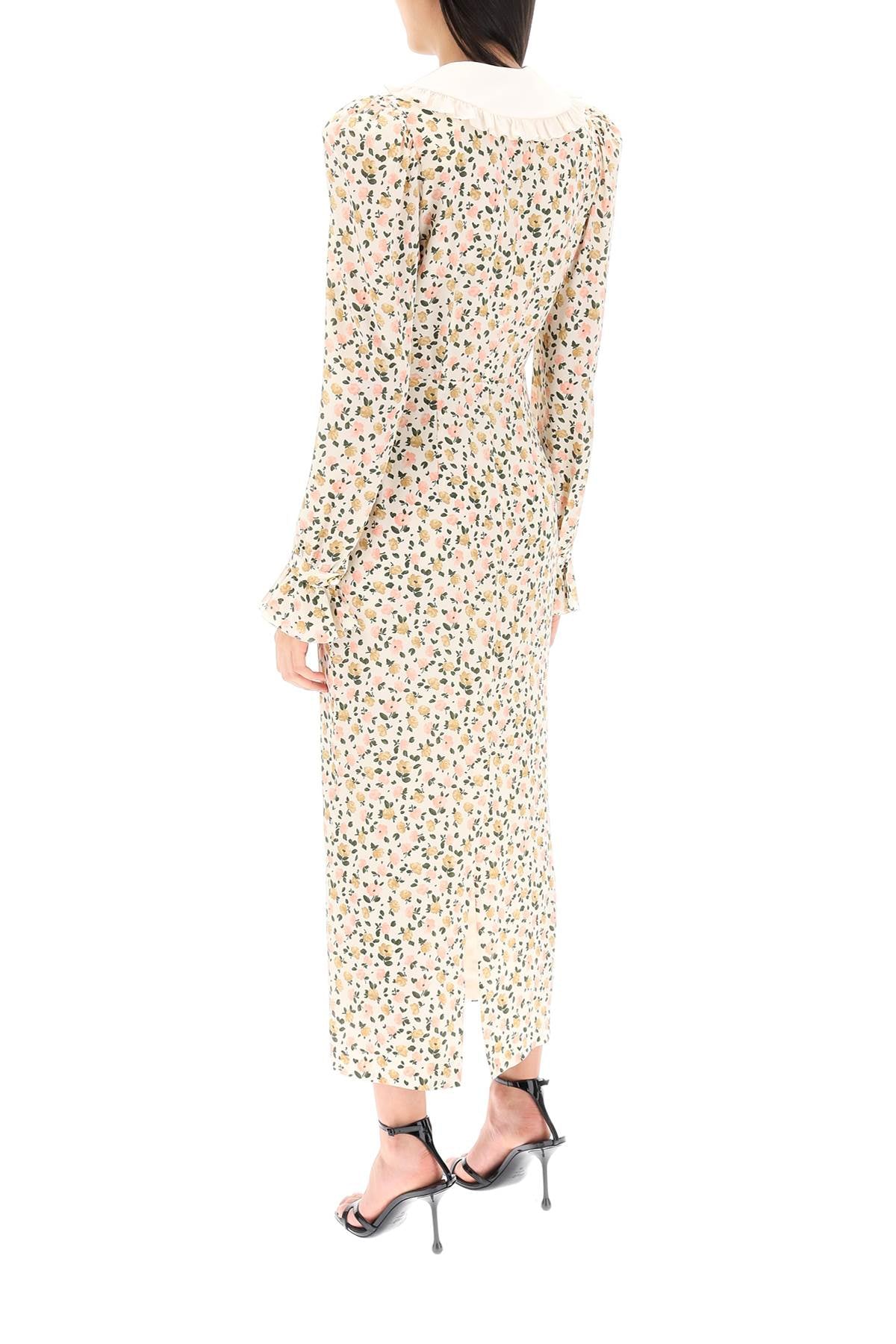 Alessandra Rich floral shirt dress