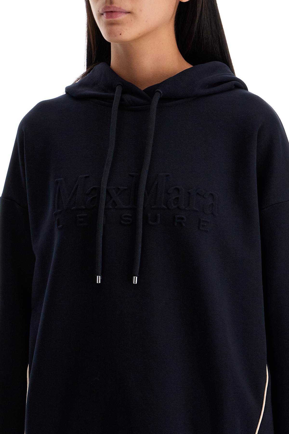 Max Mara Leisure hooded sweatshirt with piping