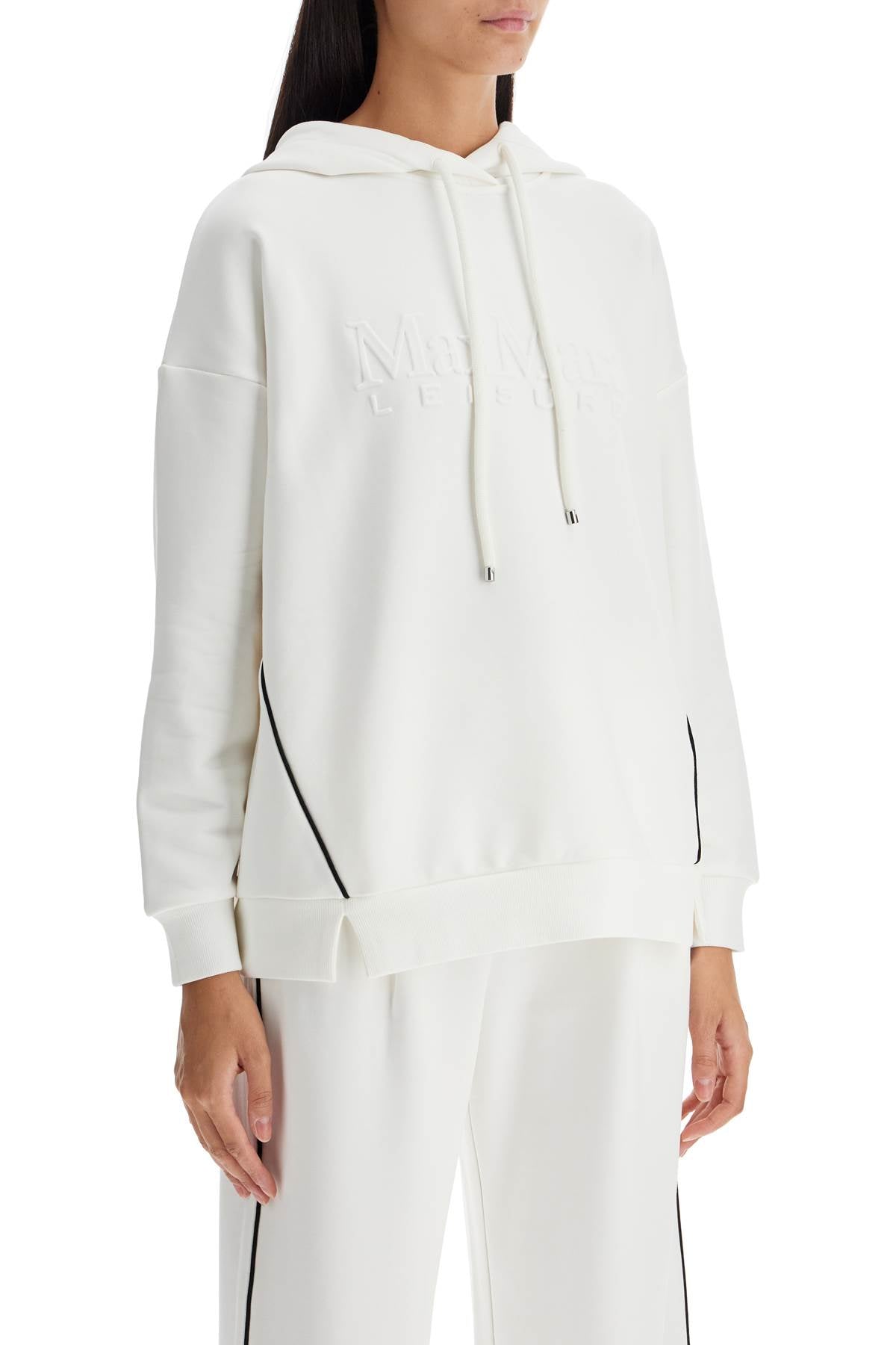 Max Mara Leisure hooded sweatshirt with piping