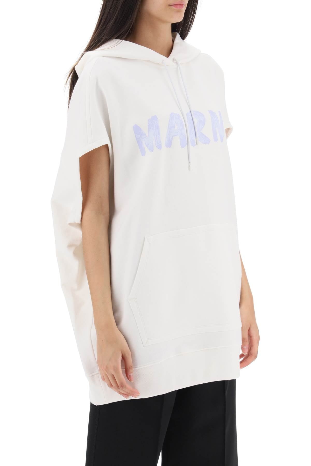 Marni sleeveless sweatshirt with logo print