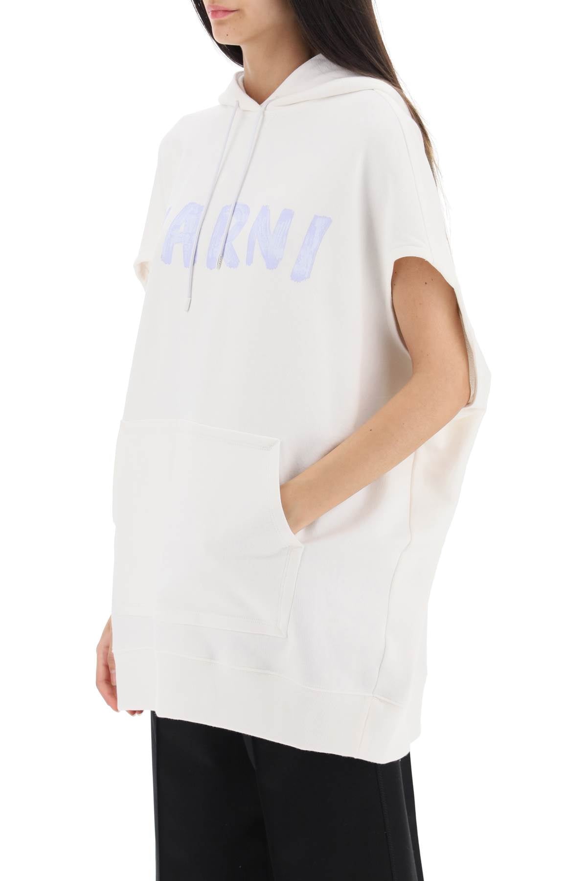 Marni sleeveless sweatshirt with logo print