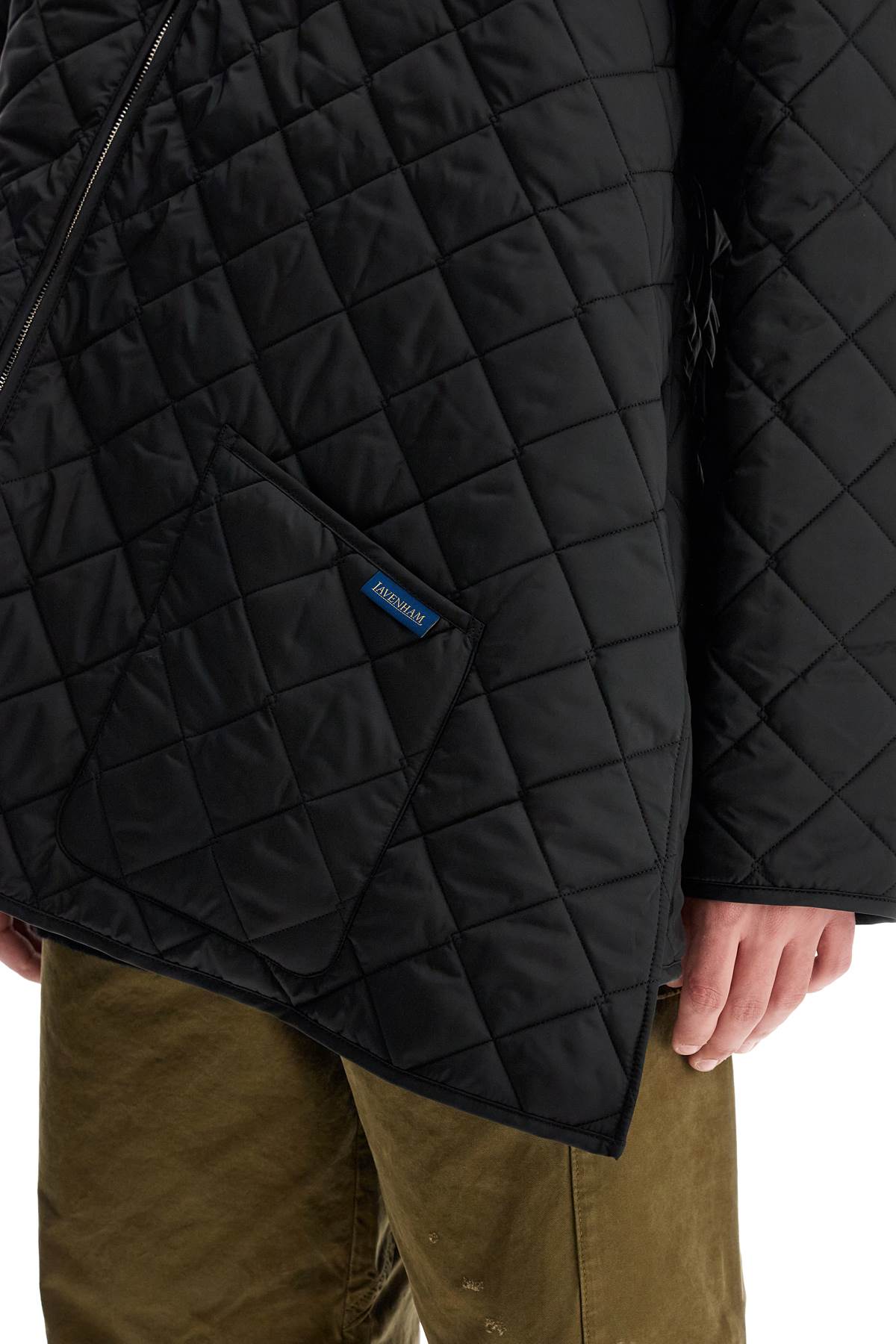 Comme Des Garcons Shirt asymmetric quilted