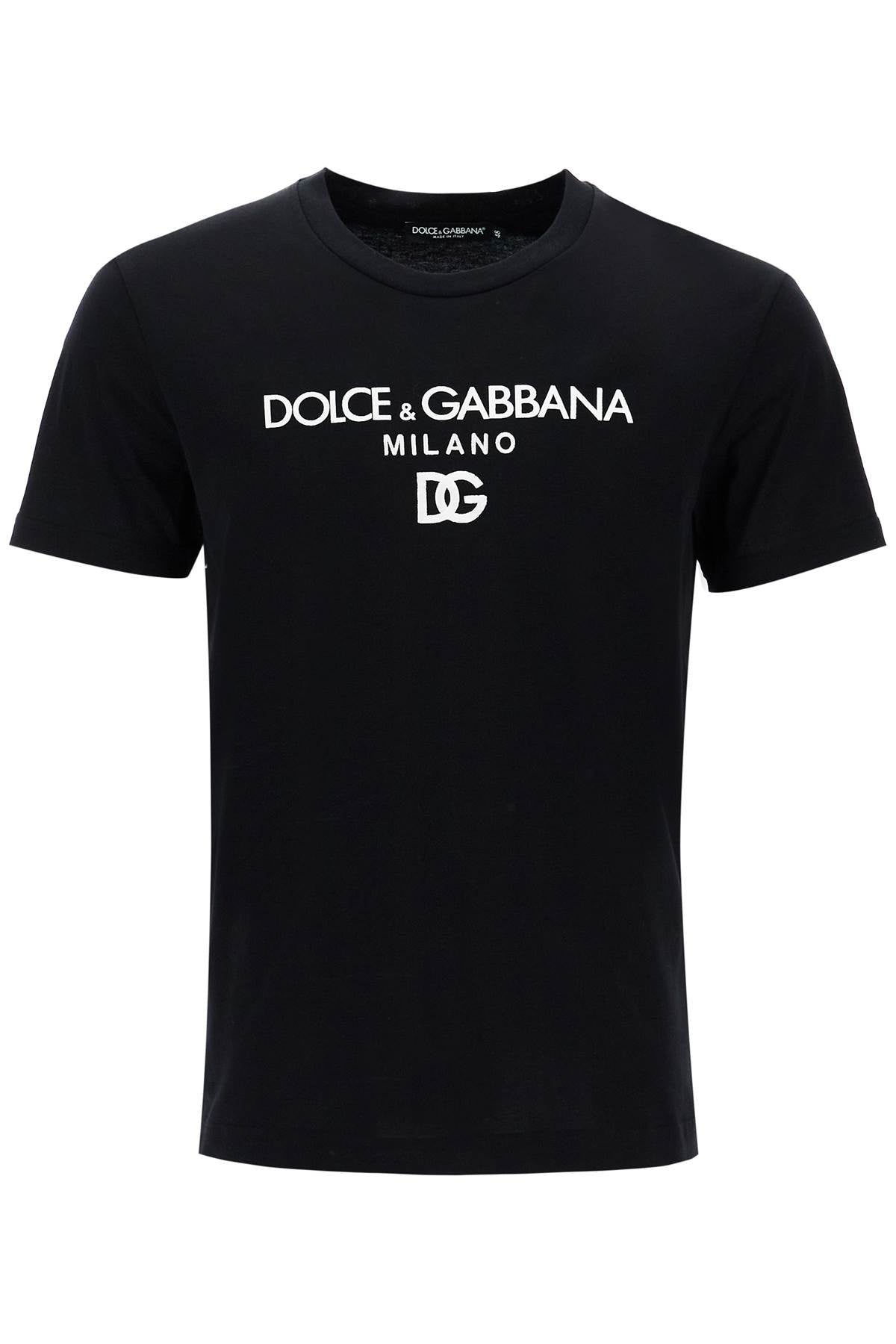 Dolce & Gabbana "dg embroidered t-shirt with lettering logo print