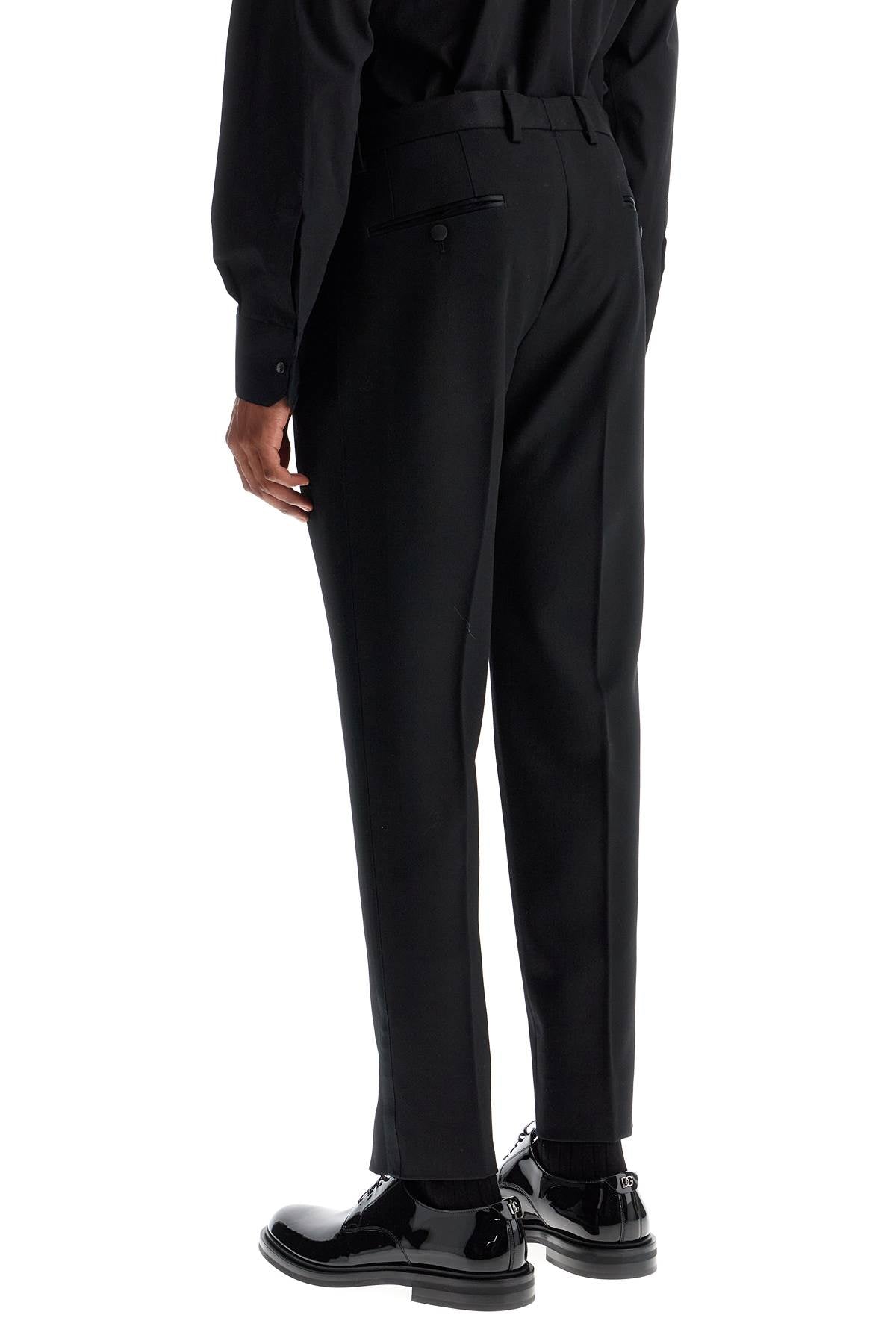 Dolce & Gabbana tuxedo trousers in gab