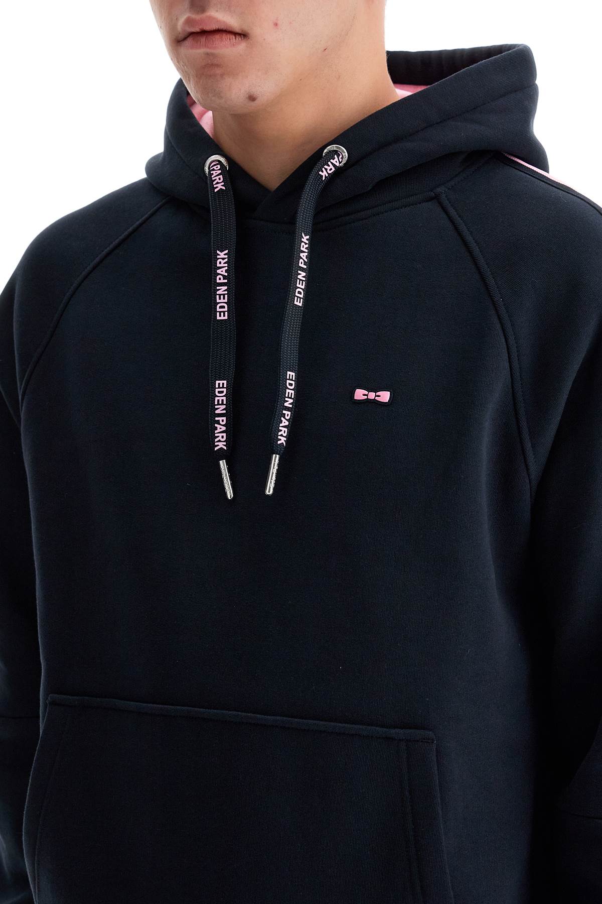 EDEN PARK hooded sweatshirt with raglan