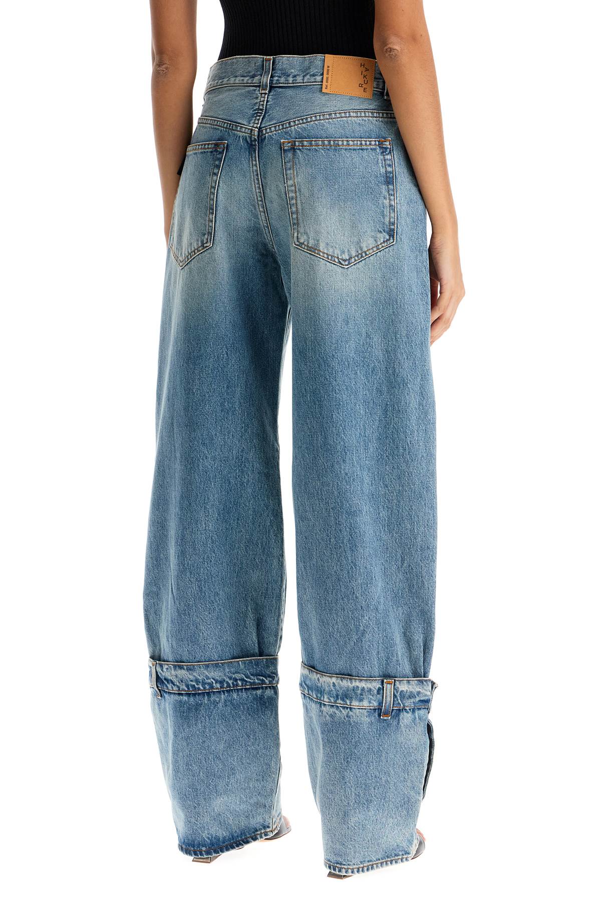 Haikure "wide-legged hurley jeans for