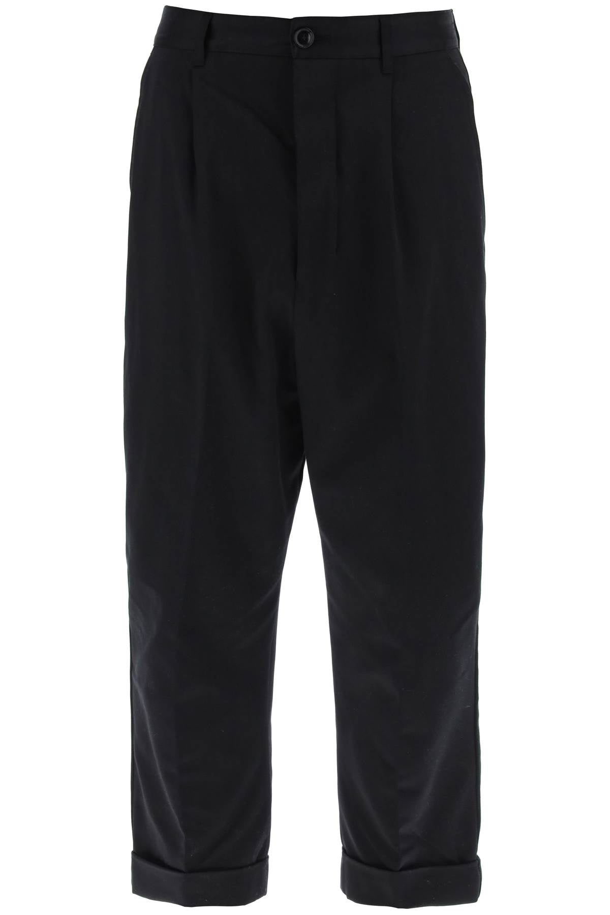 Ami Alexandre Matiussi cotton carrot pants for men