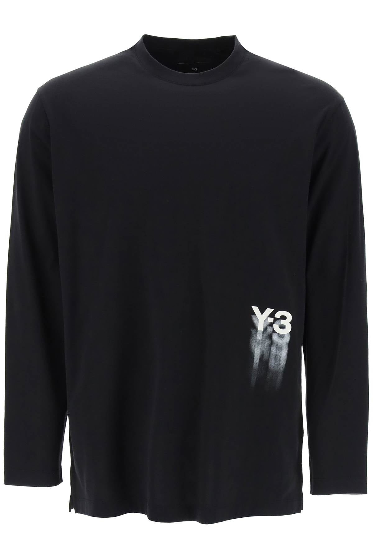 Y-3 long-sleeved t-shirt with logo print