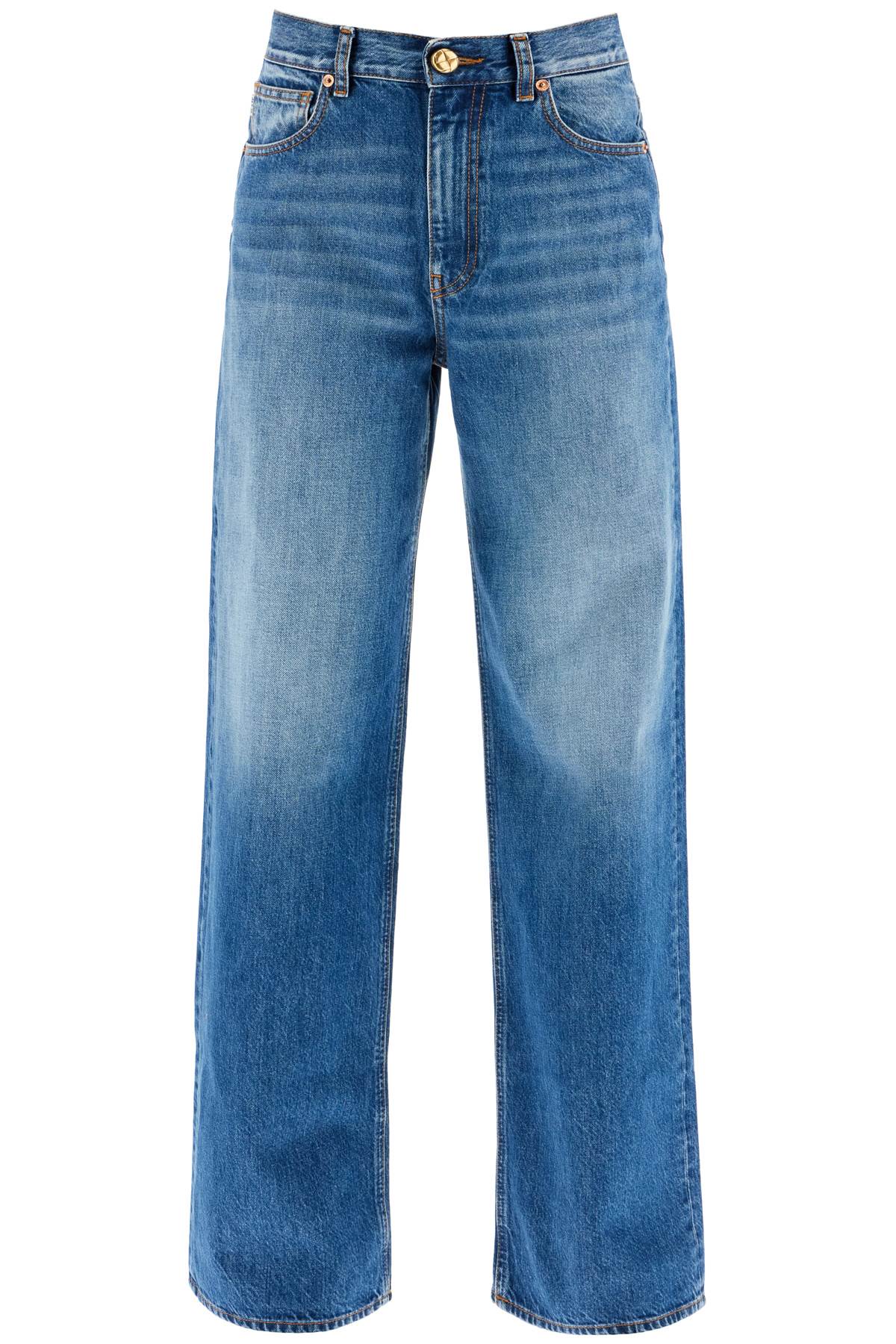 Blaze Milano wide leg jeans in narida sapphire java style