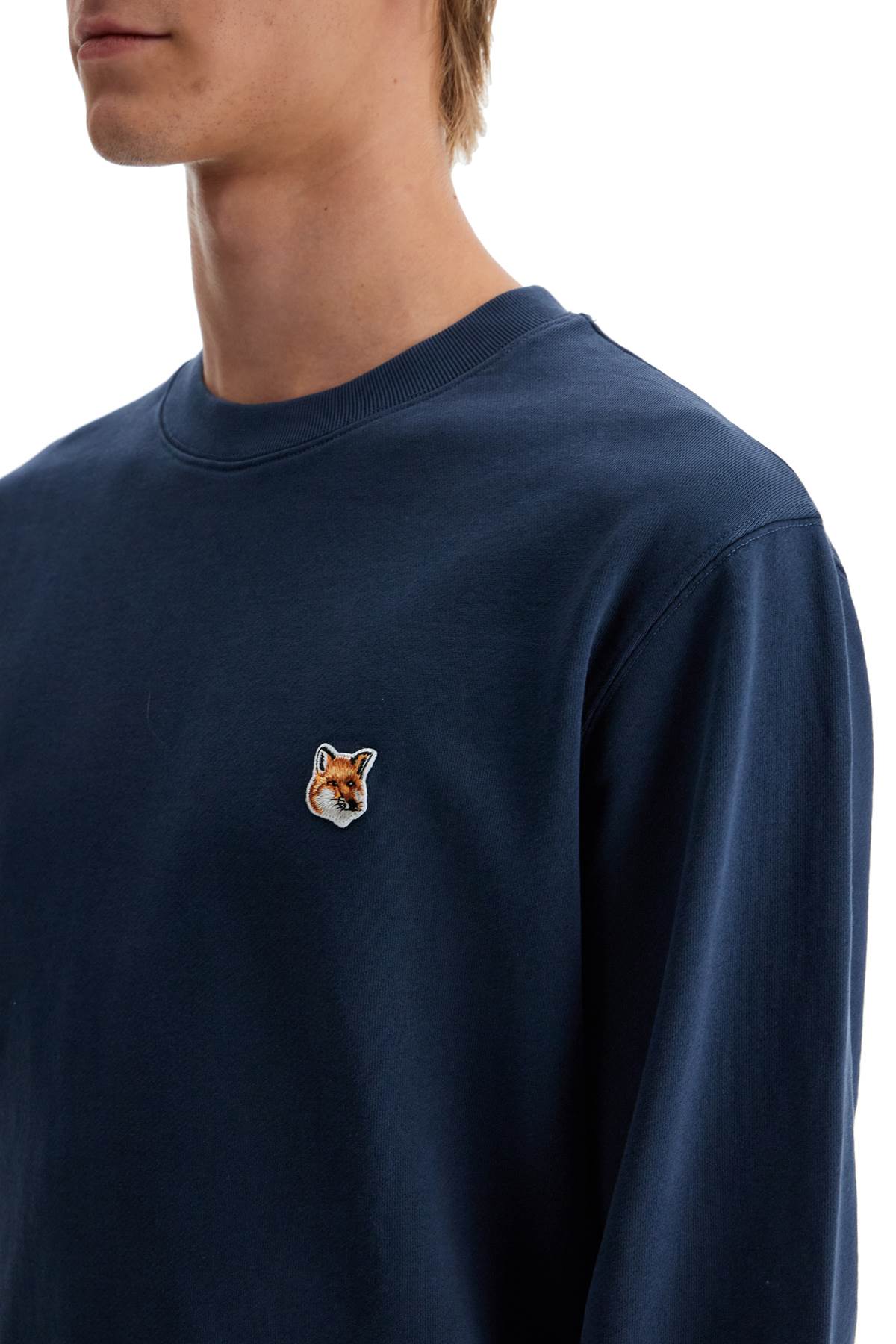 Maison Kitsune "fox head patch sweatshirt with