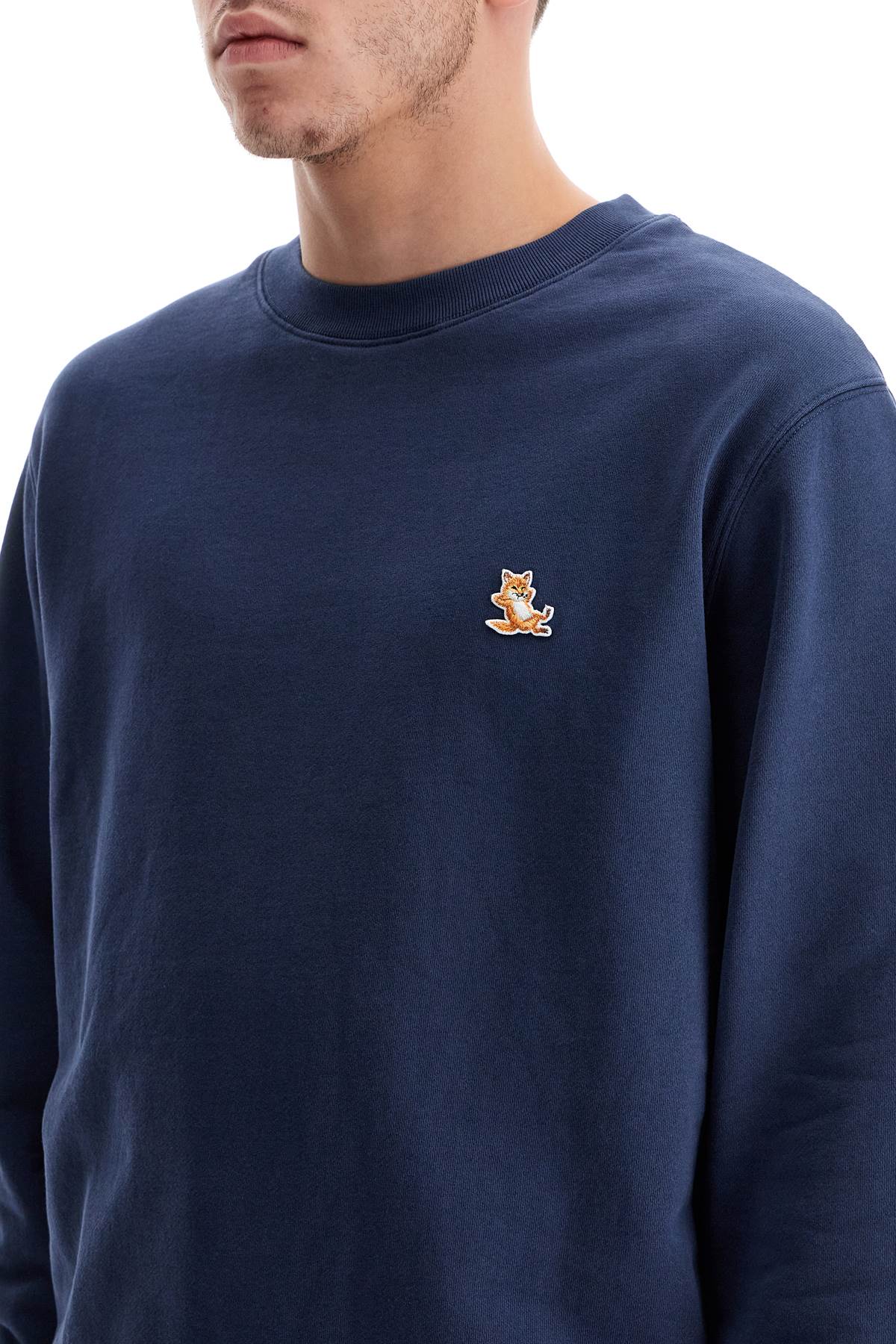 Maison Kitsune 'chillax fox patch sweat