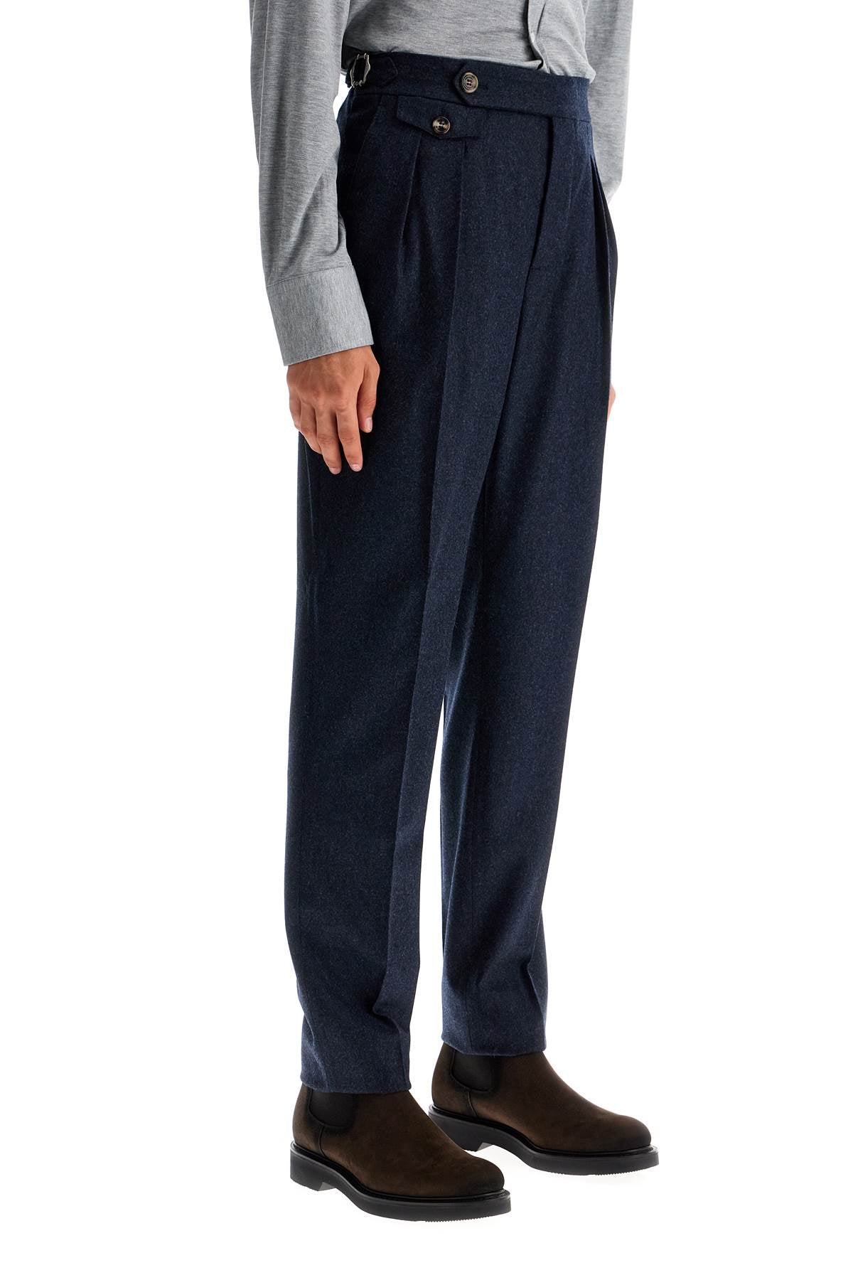 Brunello Cucinelli tailored fit flannel pants