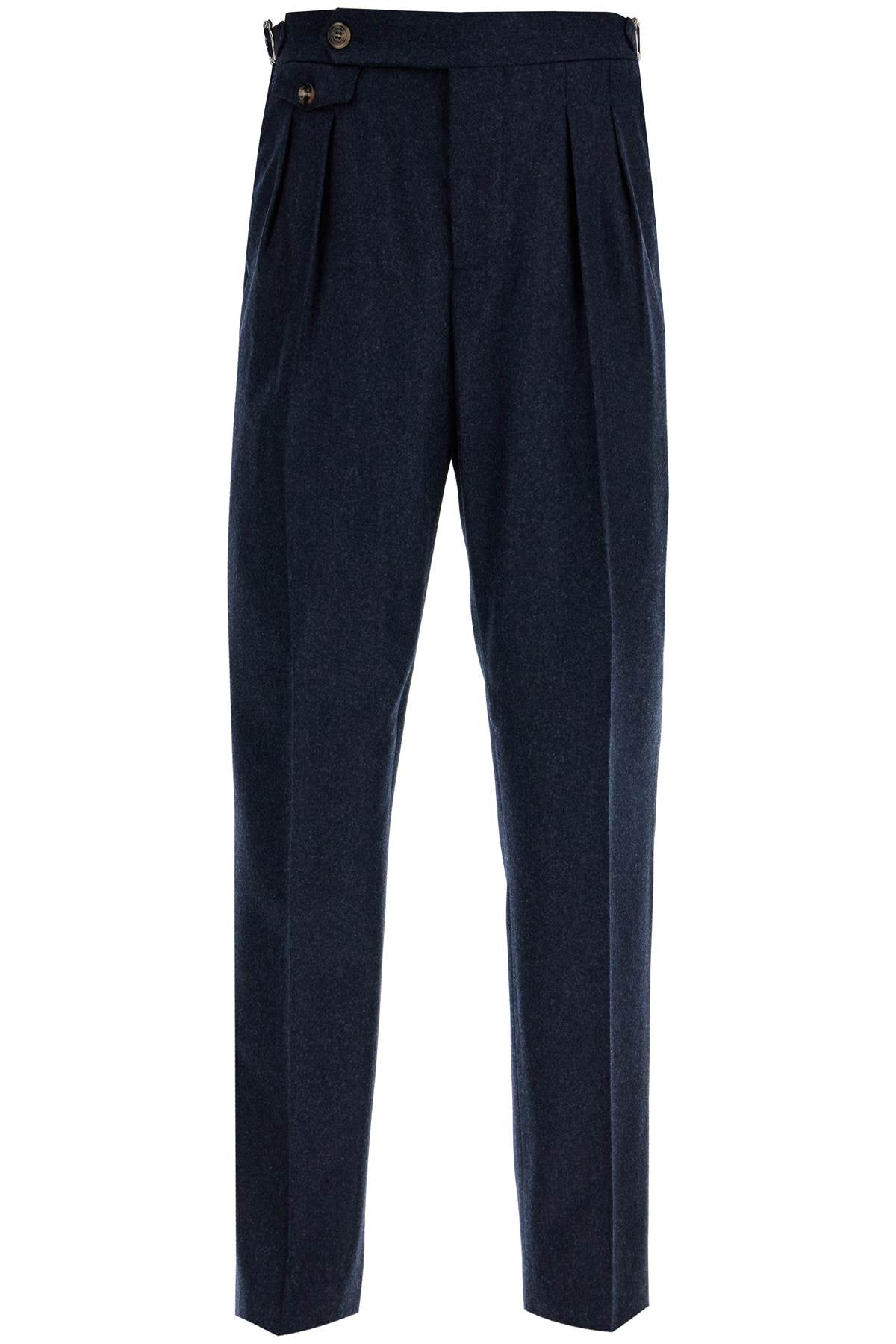 Brunello Cucinelli tailored fit flannel pants