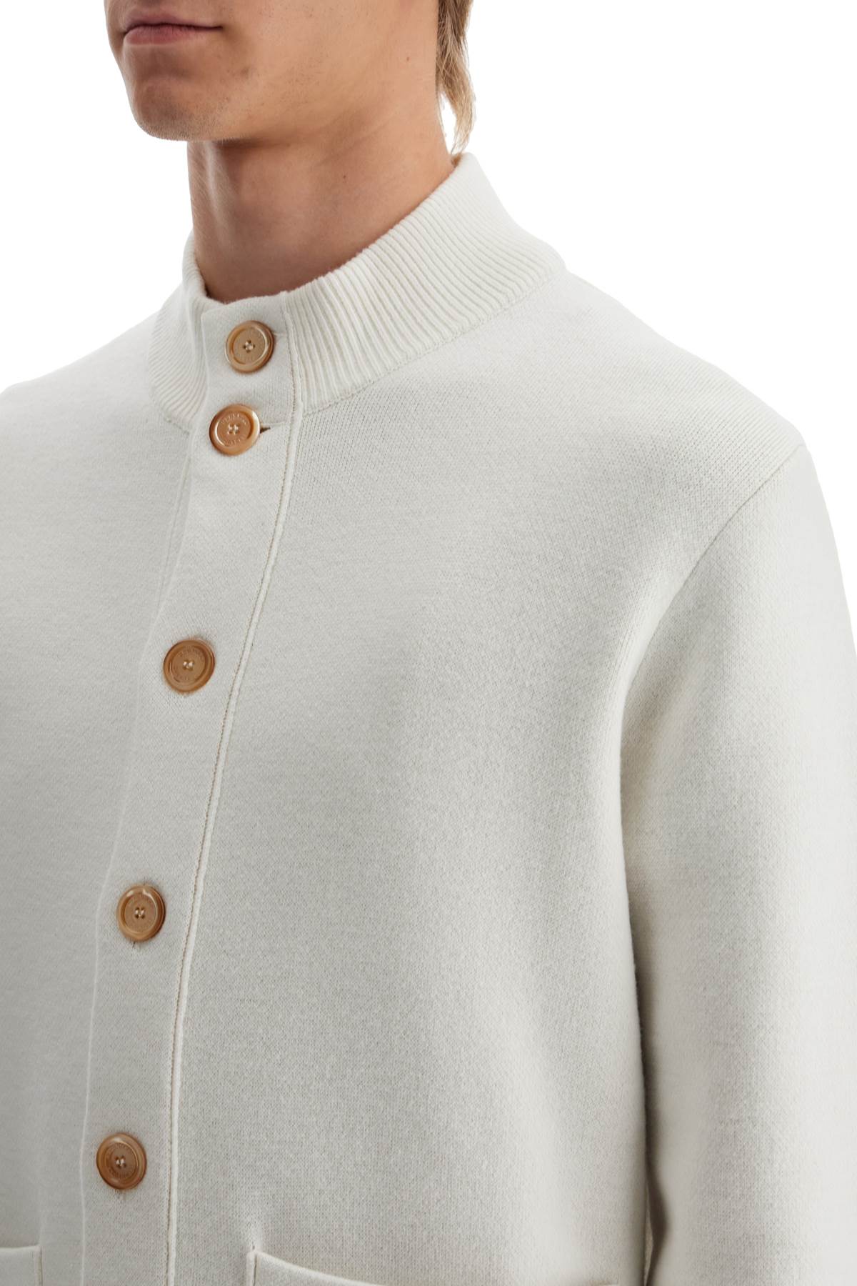 Brunello Cucinelli double knit cardigan in seven