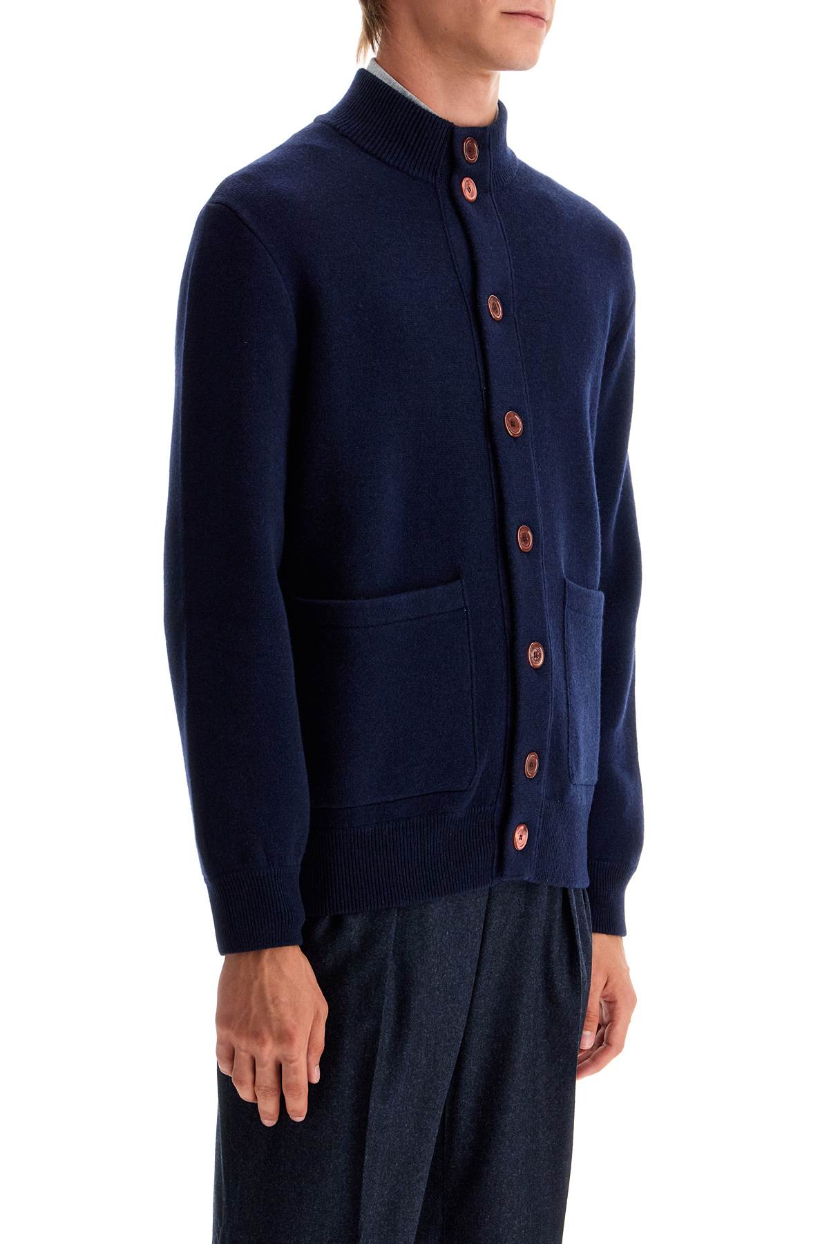 Brunello Cucinelli double knit cardigan in seven