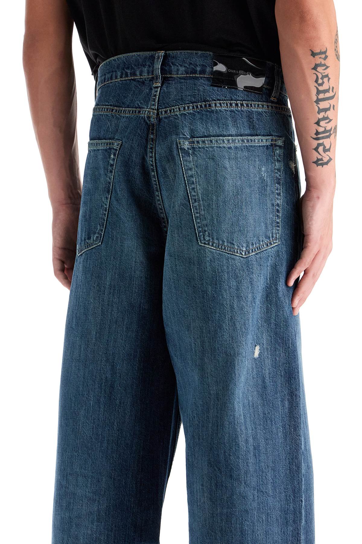 OUR LEGACY wide leg denim jeans