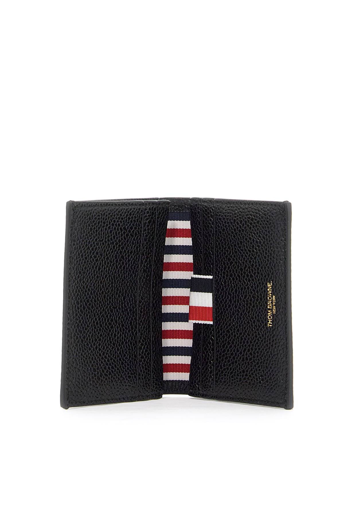 Thom Browne "bifold hammered leather card holder"