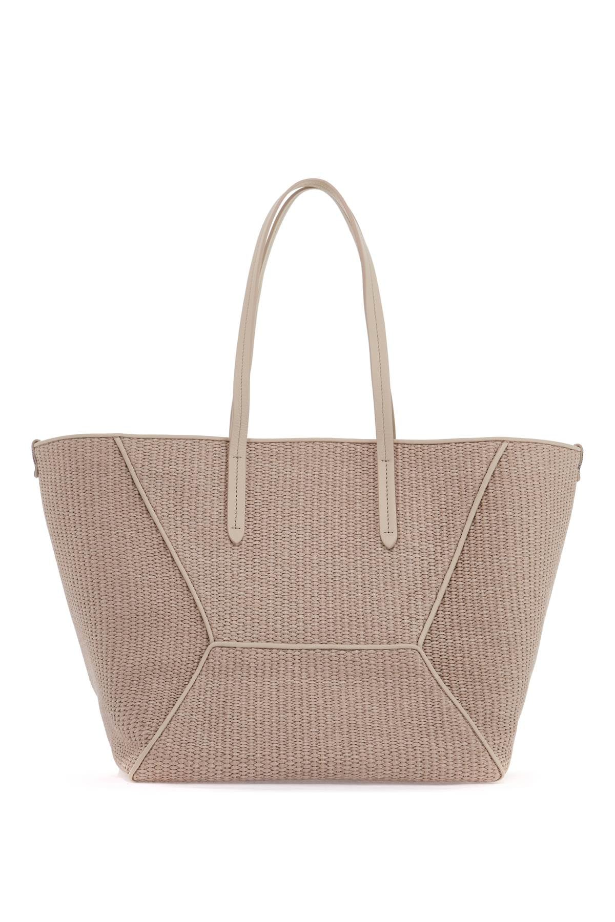 Brunello Cucinelli "techno raffia tote