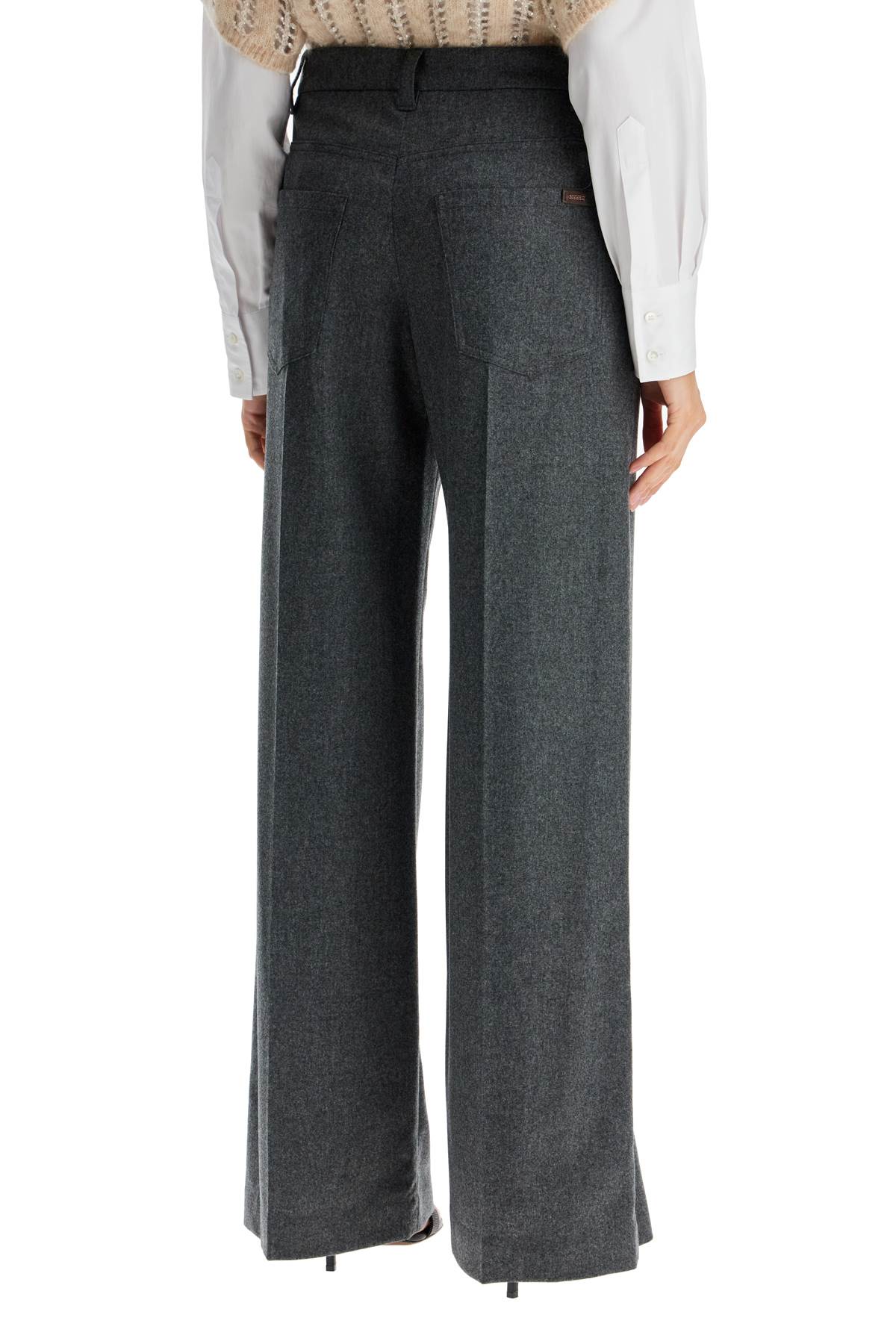 Brunello Cucinelli tailored flannel trousers for