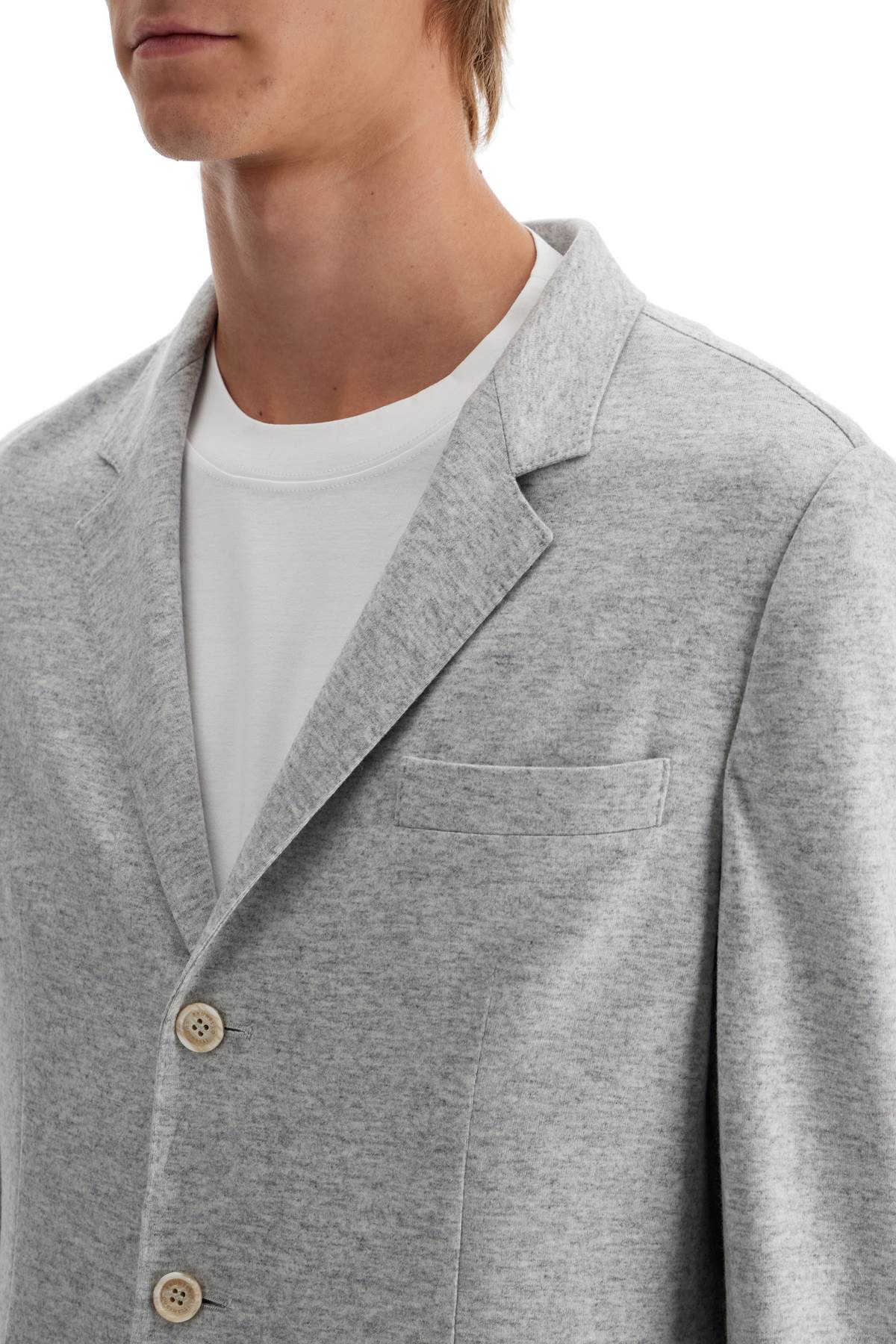 Brunello Cucinelli cashmere jersey blazer for a