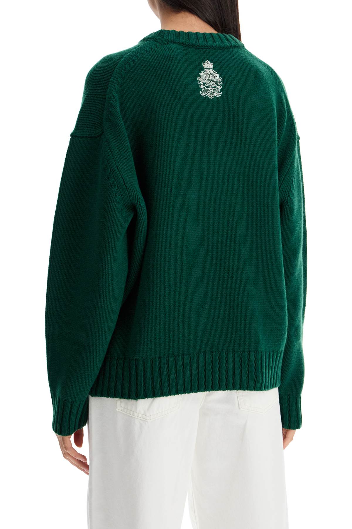 cashmere pullover with ritz paris frame