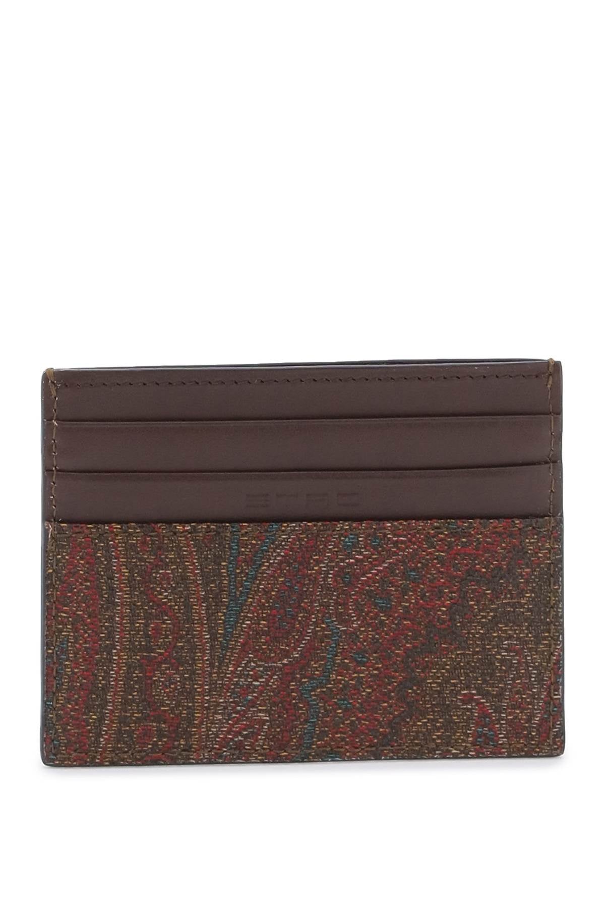 Etro paisley card holder