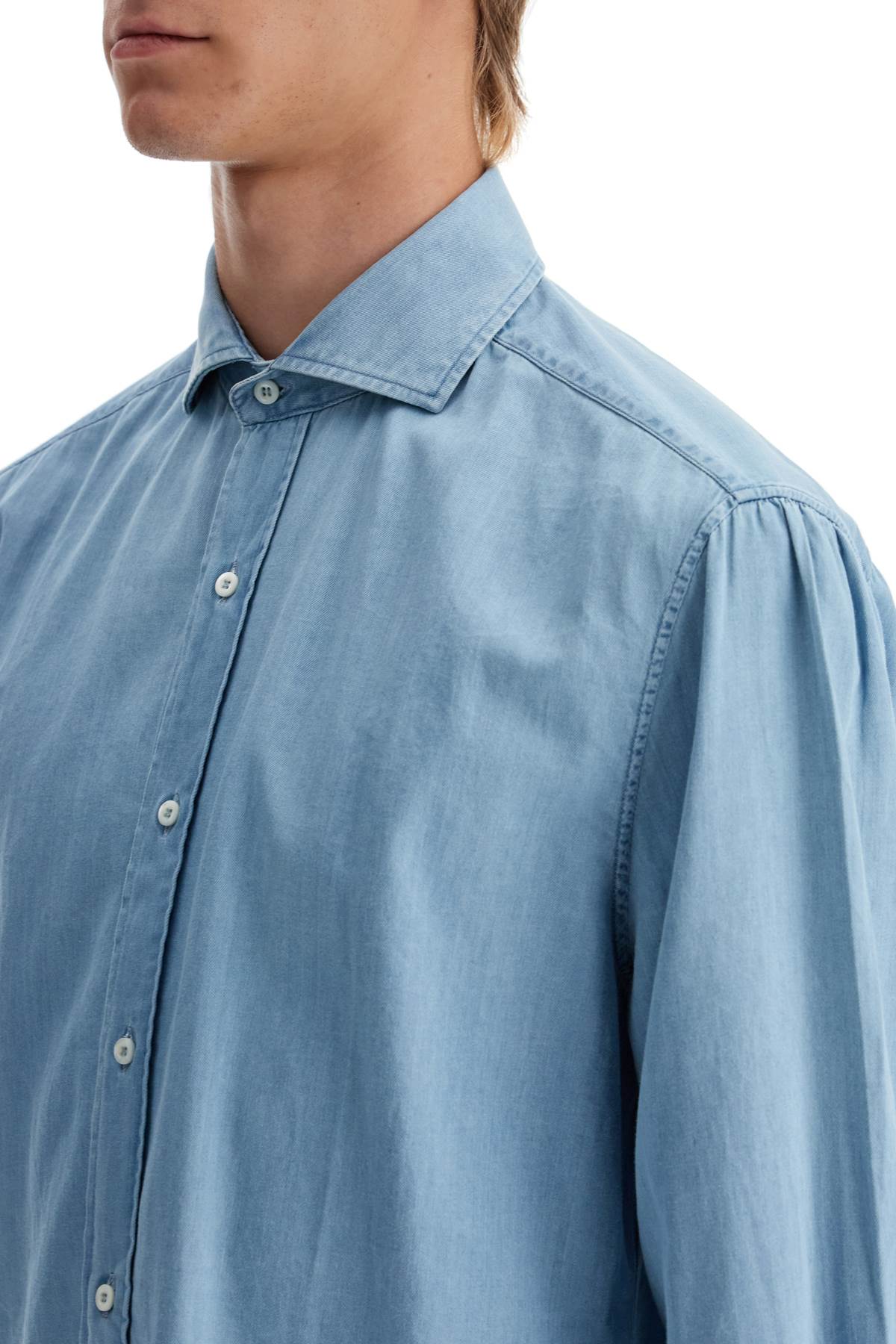 Brunello Cucinelli chambray shirt