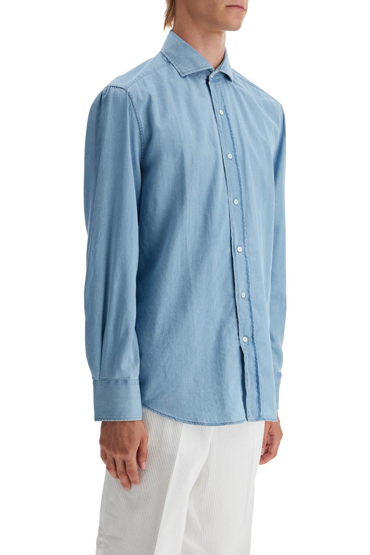 Brunello Cucinelli chambray shirt