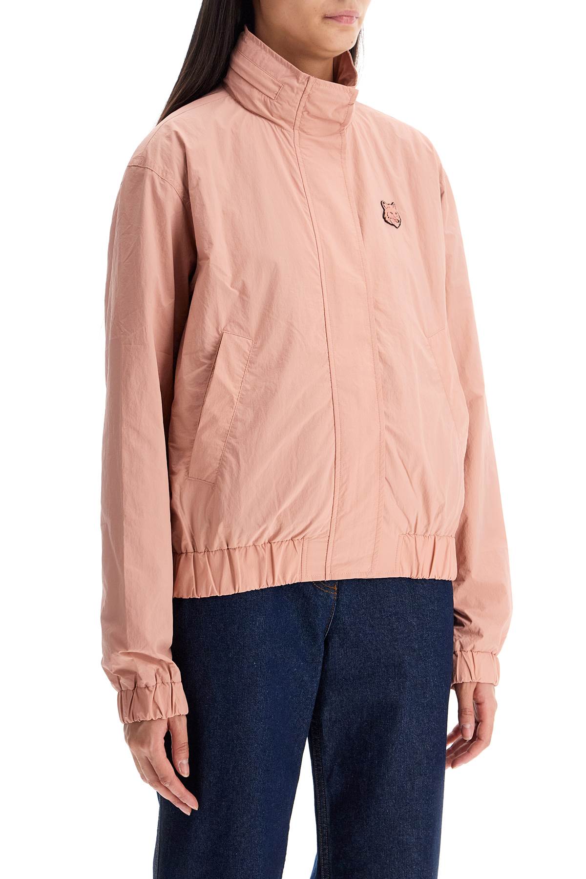 Maison Kitsune bold fox head windbreaker jacket