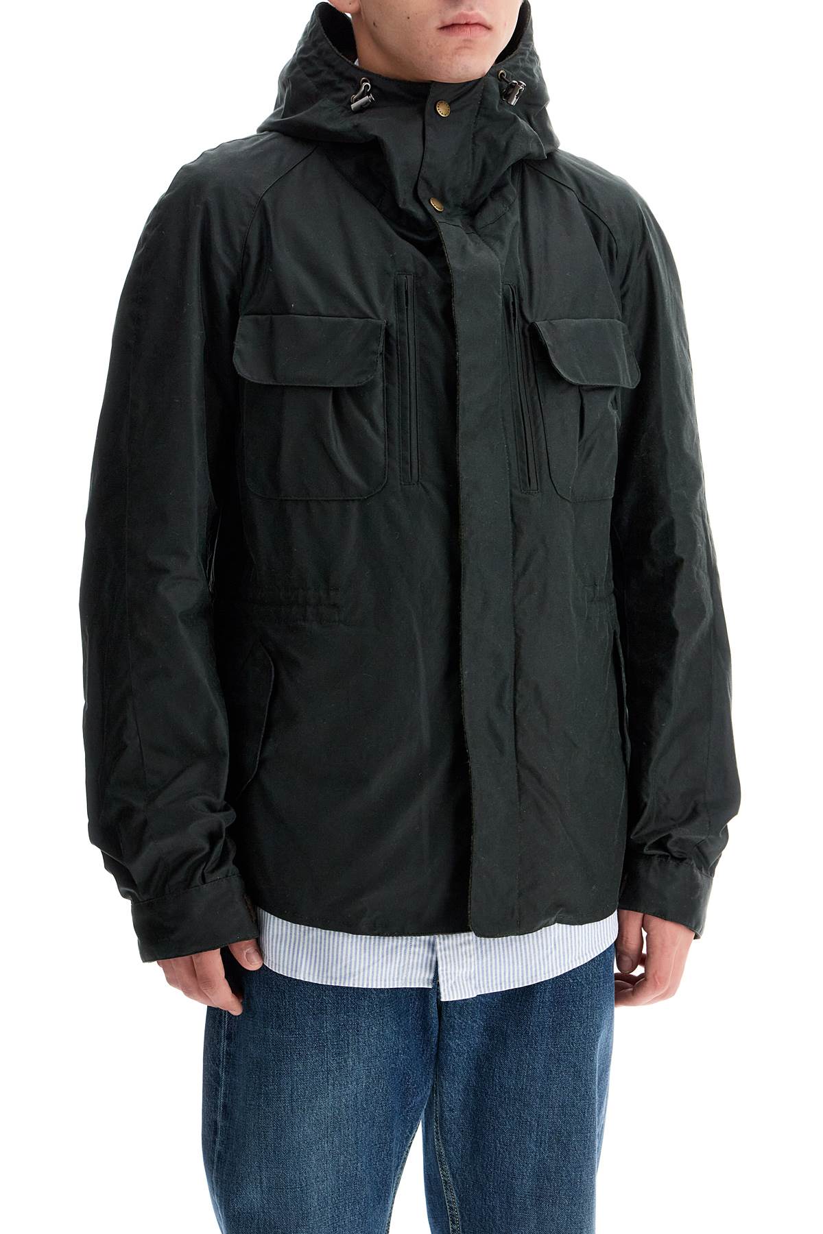 Barbour x TOKITO raincoat with waxed finish