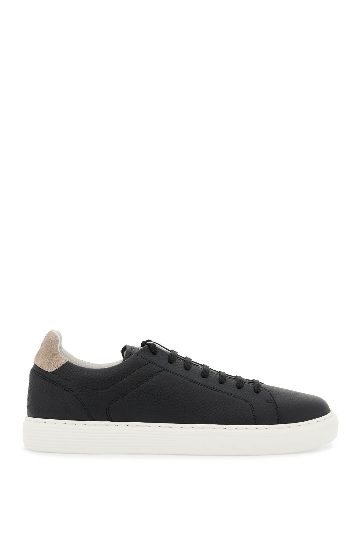 Brunello Cucinelli hammered leather sneakers