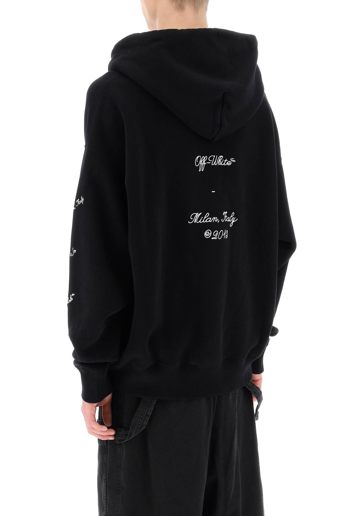 Off-White skate hoodie with 23 logo